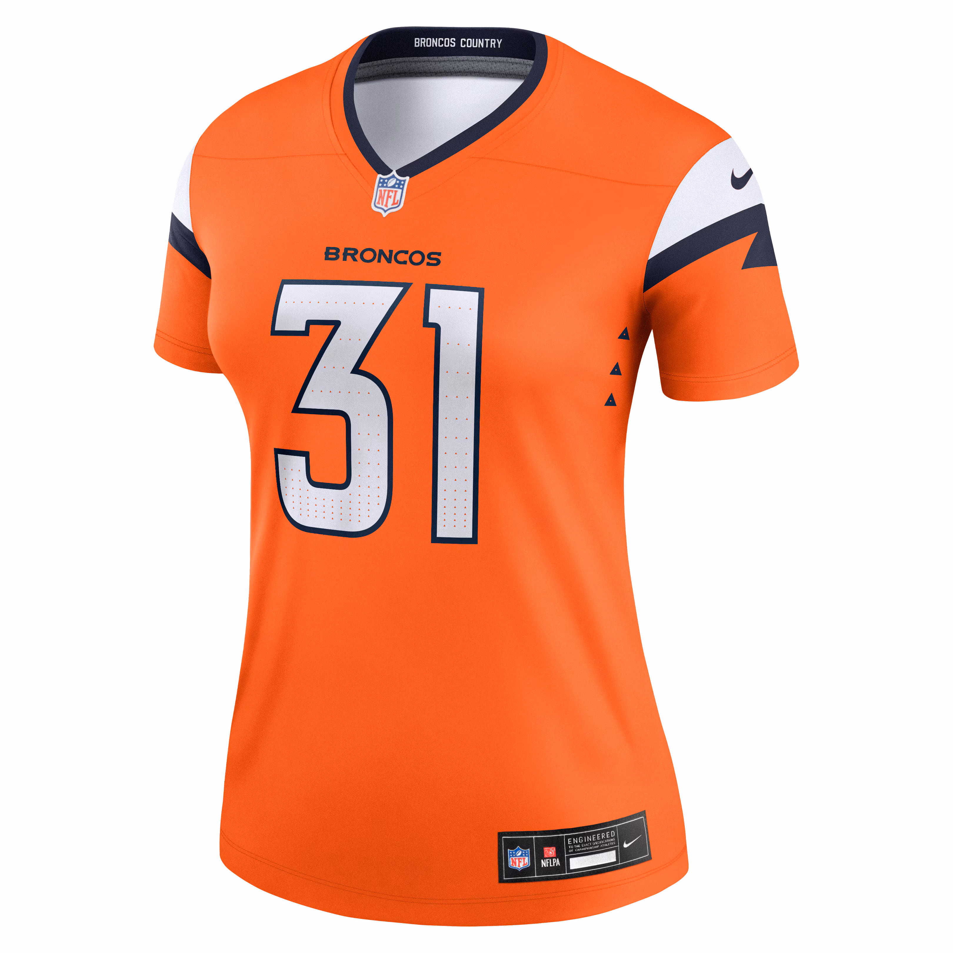 Justin Simmons Denver Broncos Women's  Legend Jersey - Orange