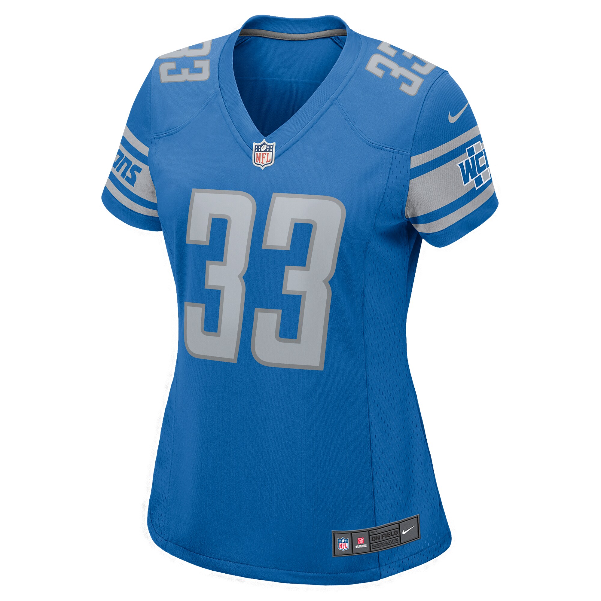 Jarren Williams Detroit Lions  Women's Home Game Player Jersey - Blue