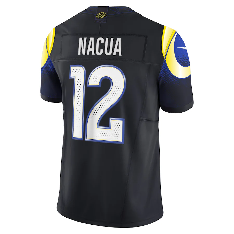 Puka Nacua #12 Los Angeles Rams 2025 Rivalries Collection Limited Jersey - Midnight Blue