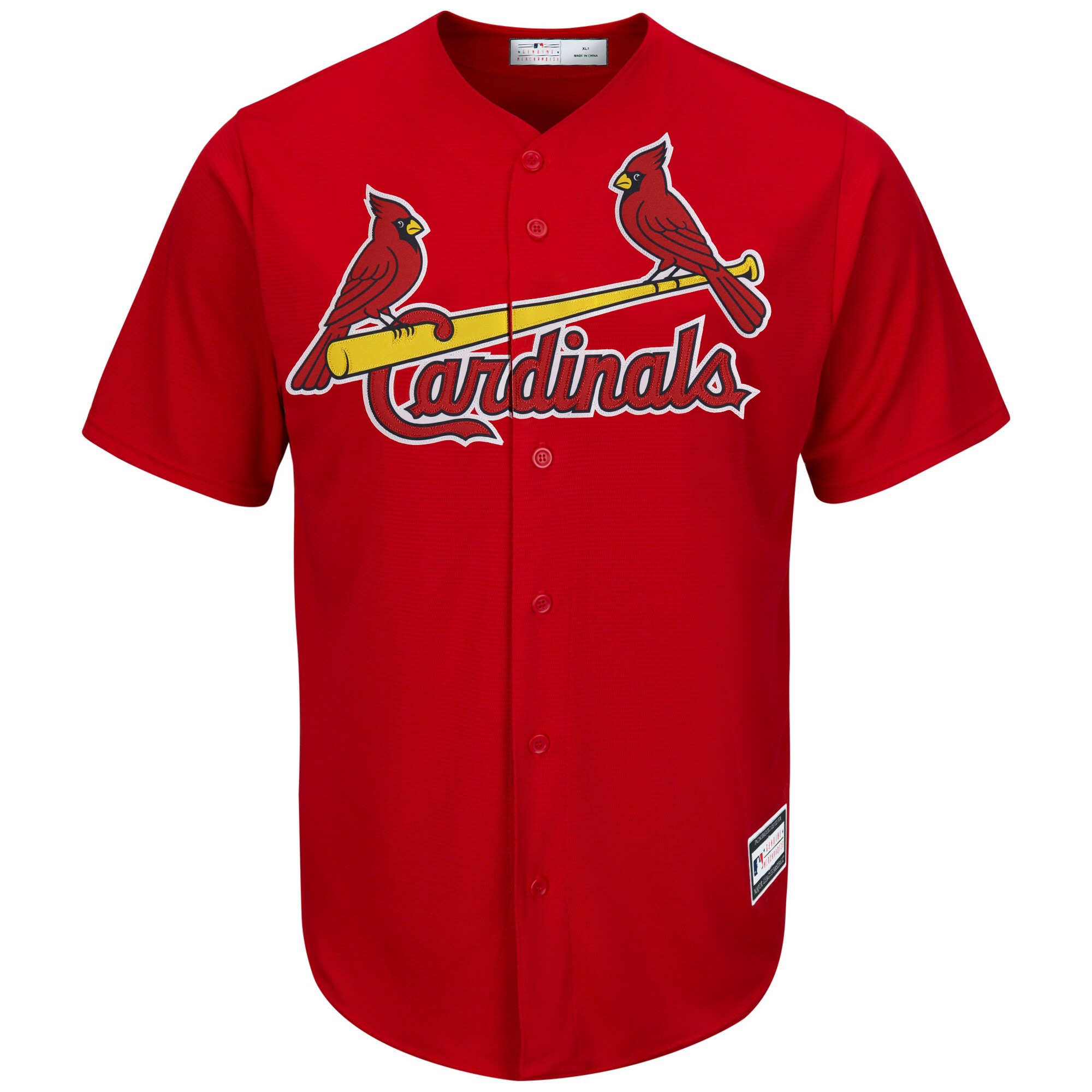 Yadier Molina St.Louis Cardinals Big & Tall Replica Player Jersey - Red