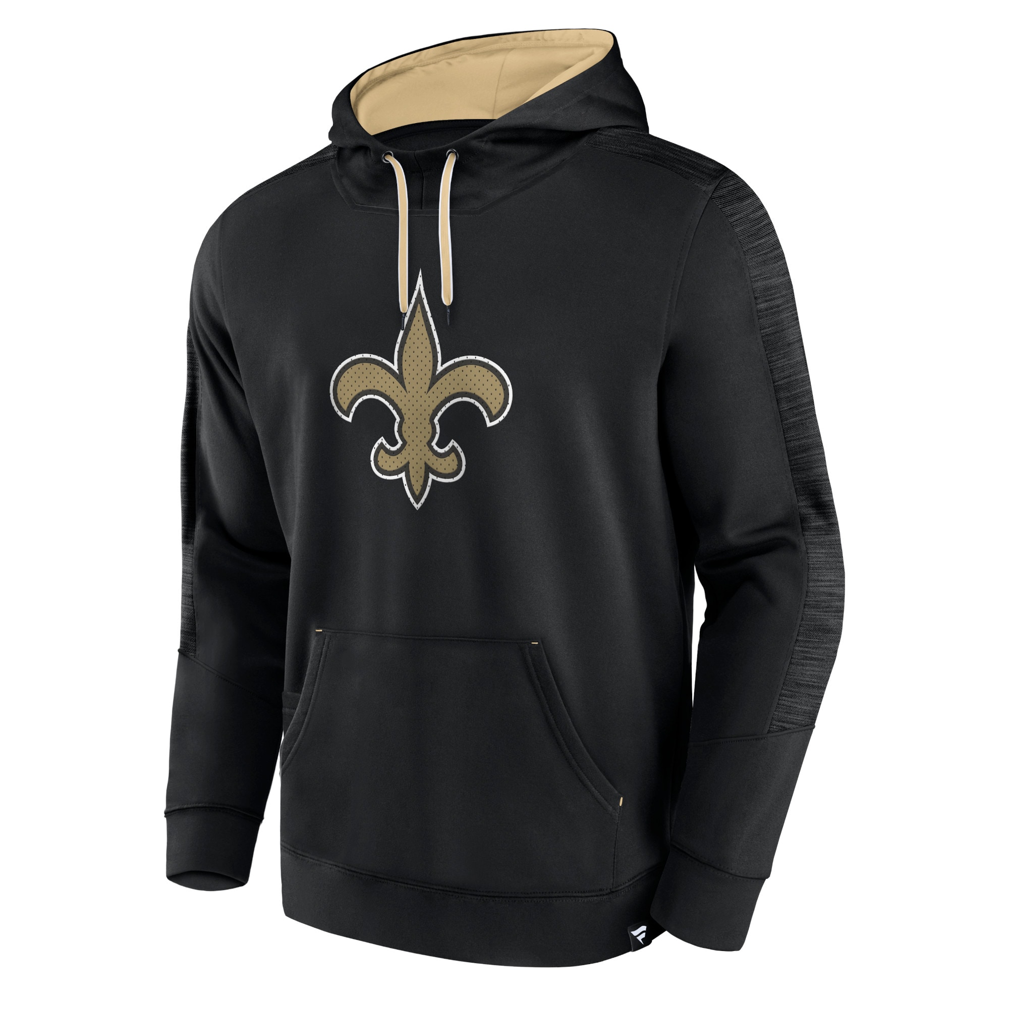 New Orleans Saints   Defender Evo Pullover Hoodie - Black