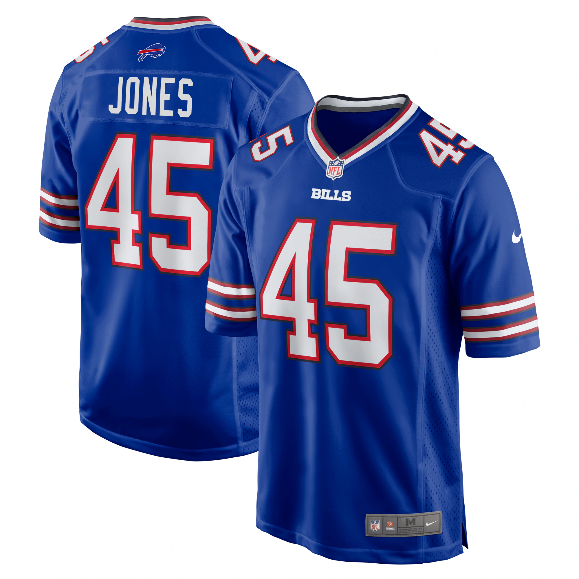 Deion Jones Buffalo Bills Game Jersey -  Royal