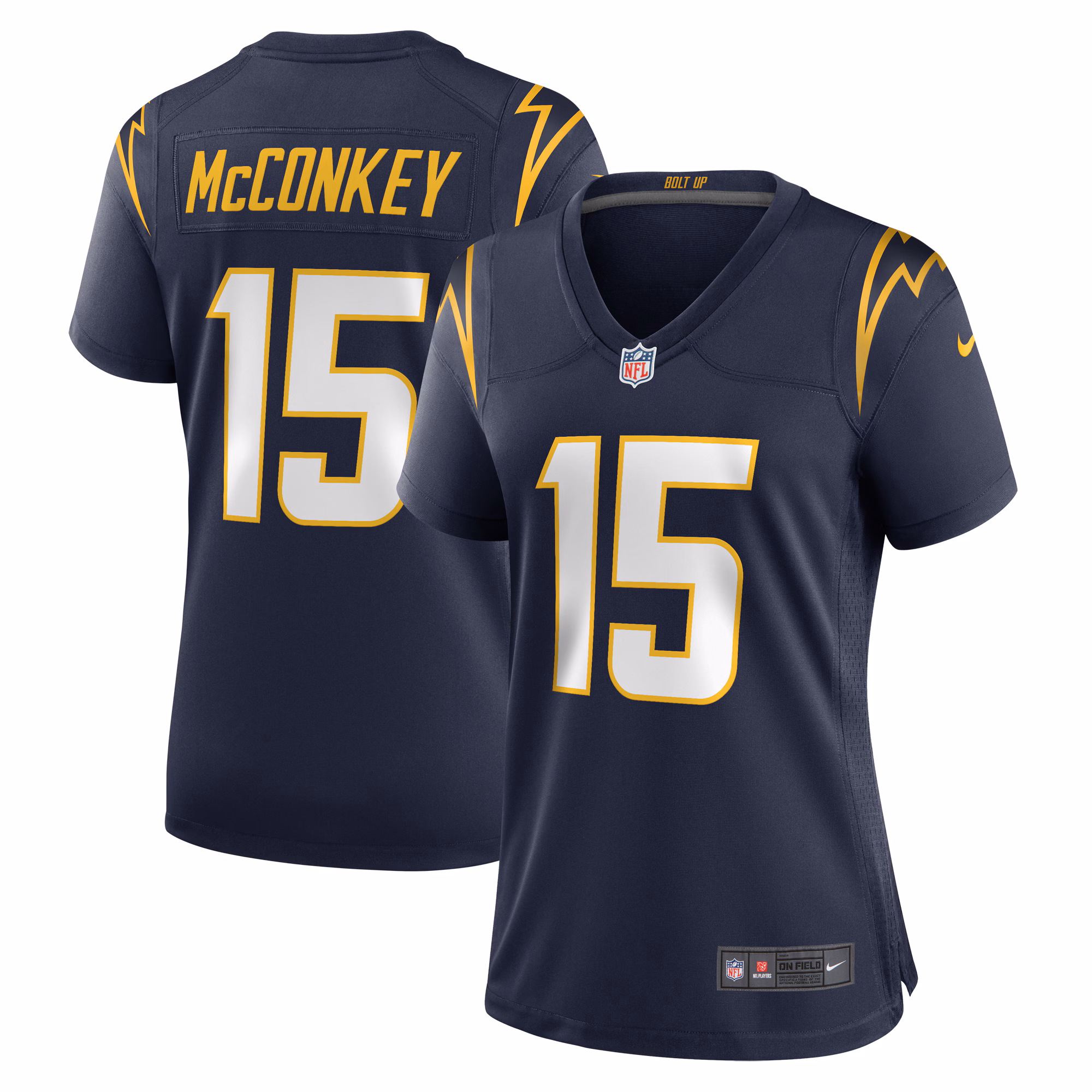 Ladd McConkey Los Angeles Chargers Women's Alternate Game Jersey -  Navy