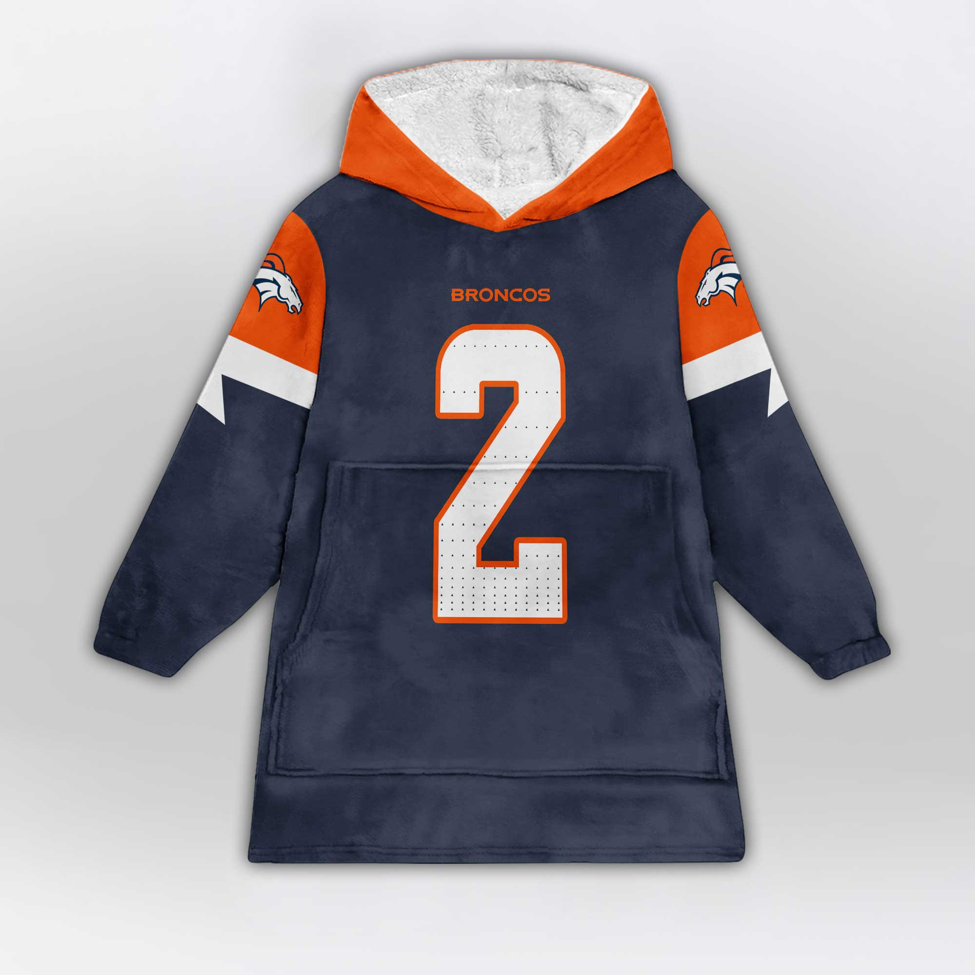 Kid P.S 2 Denver Football Unisex Blanket Hoodie
