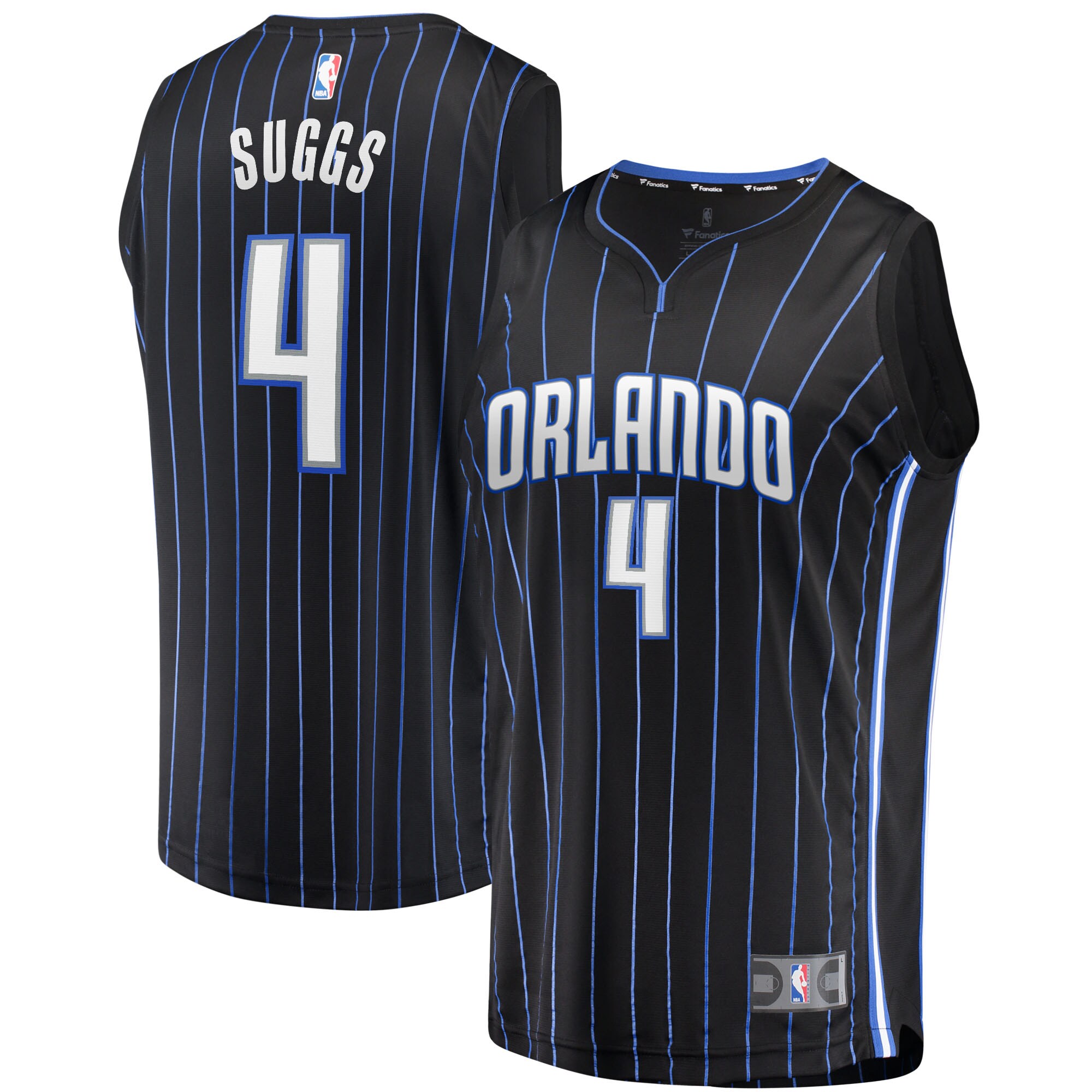 Jalen Suggs Orlando Magic  2021/22 Fast Break Replica Jersey - Icon Edition - Black