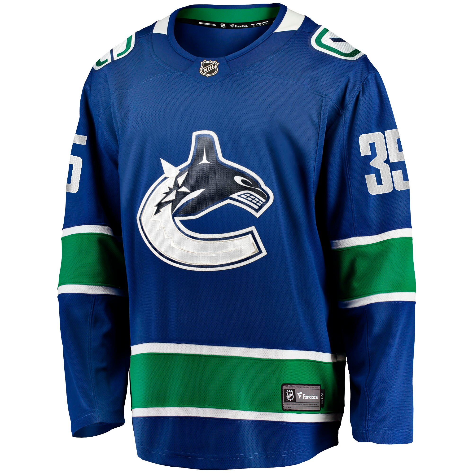 Thatcher Demko Vancouver Canucks Home Breakaway Jersey - Blue