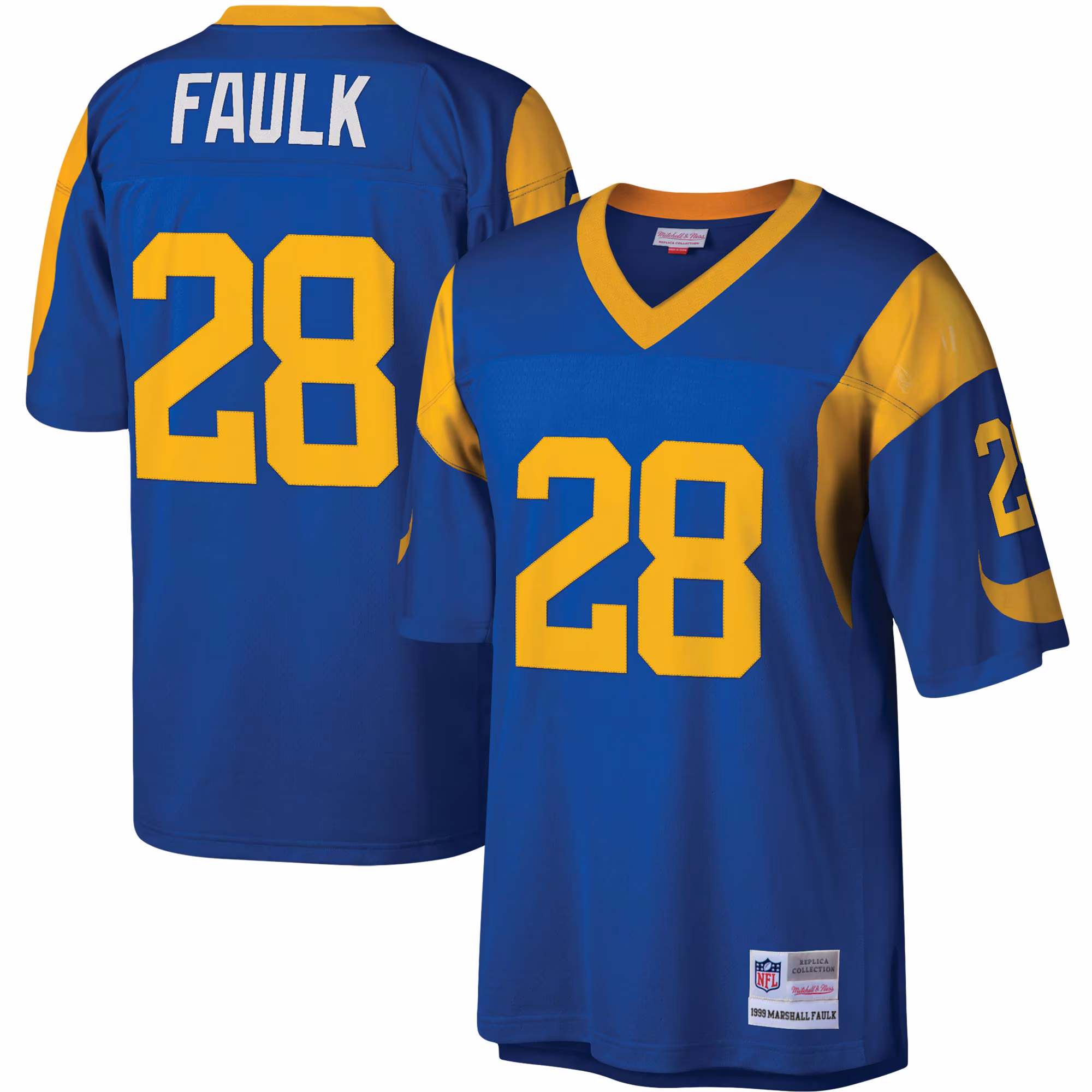 Marshall Faulk Los Angeles Rams Legacy Replica Jersey - Royal