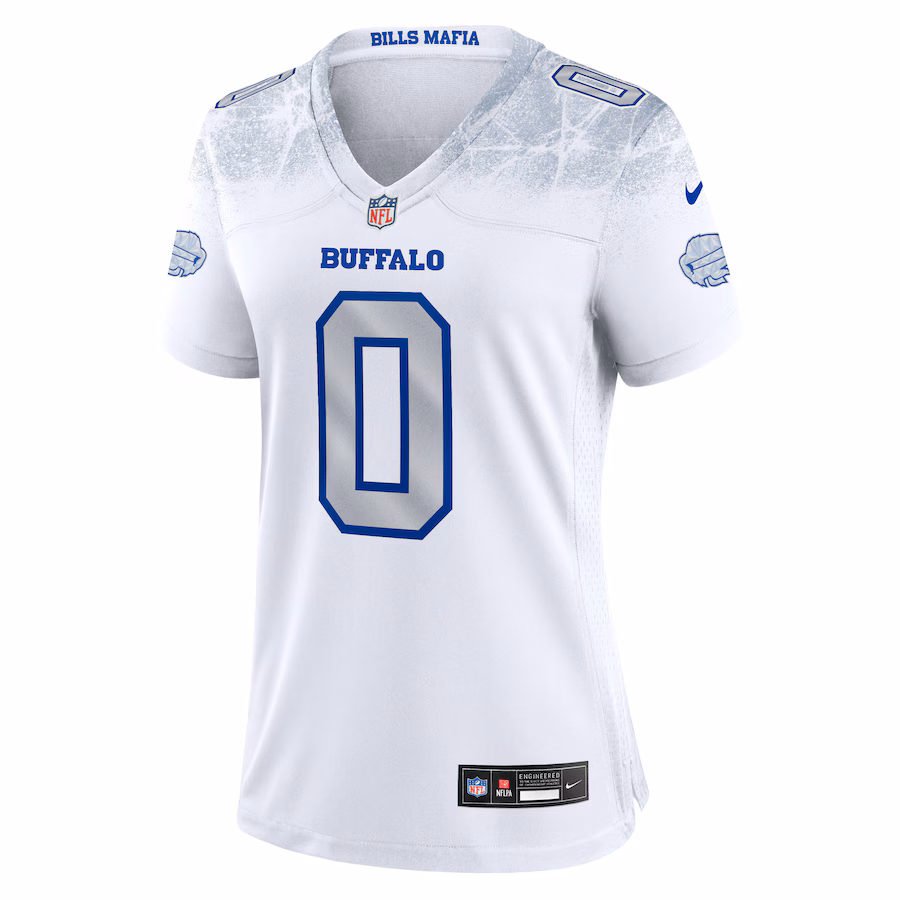 Keon Coleman #0 Buffalo Bills Women's 2025 Rivalries Collection Game Jersey - White