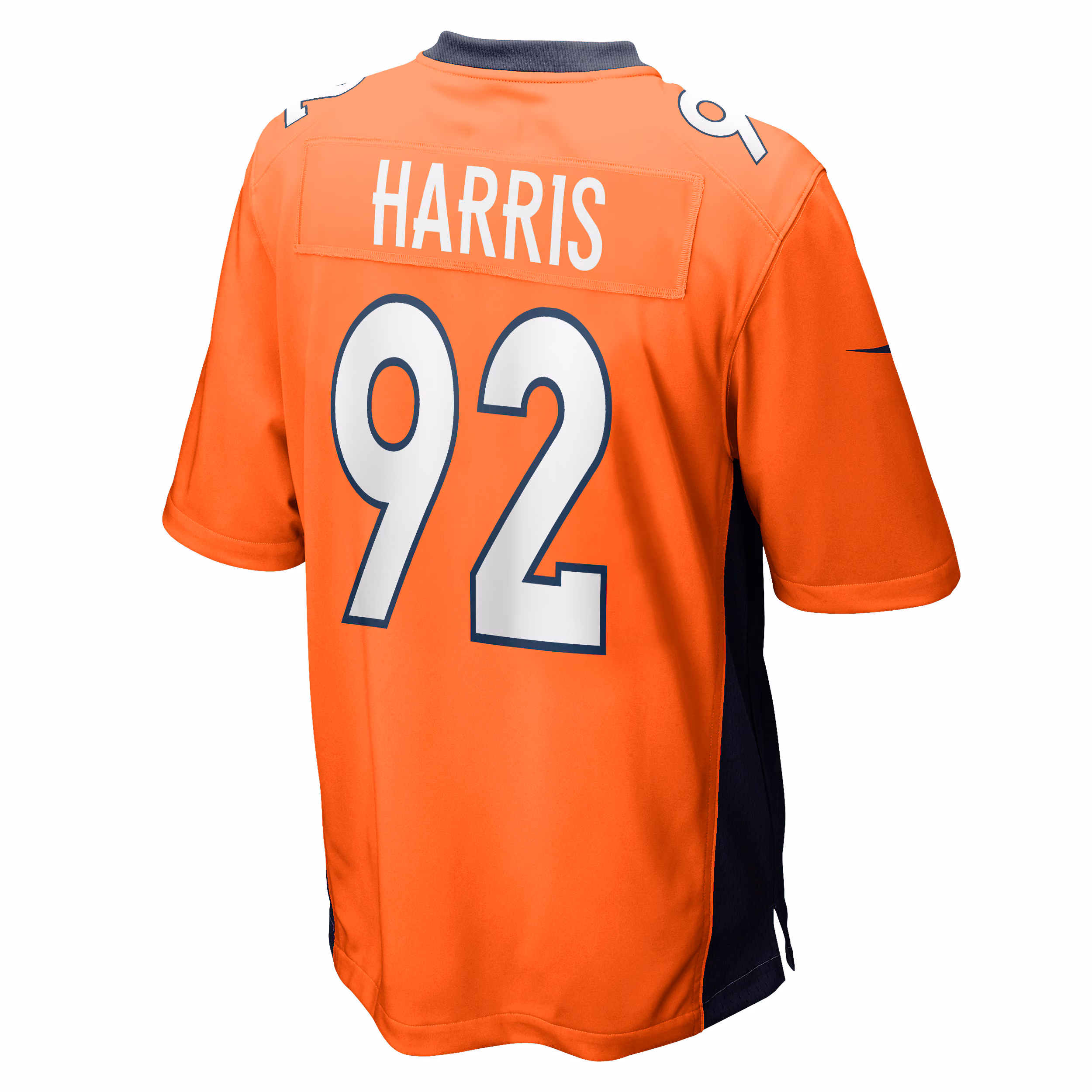 Jonathan Harris Denver Broncos Game Jersey - Orange