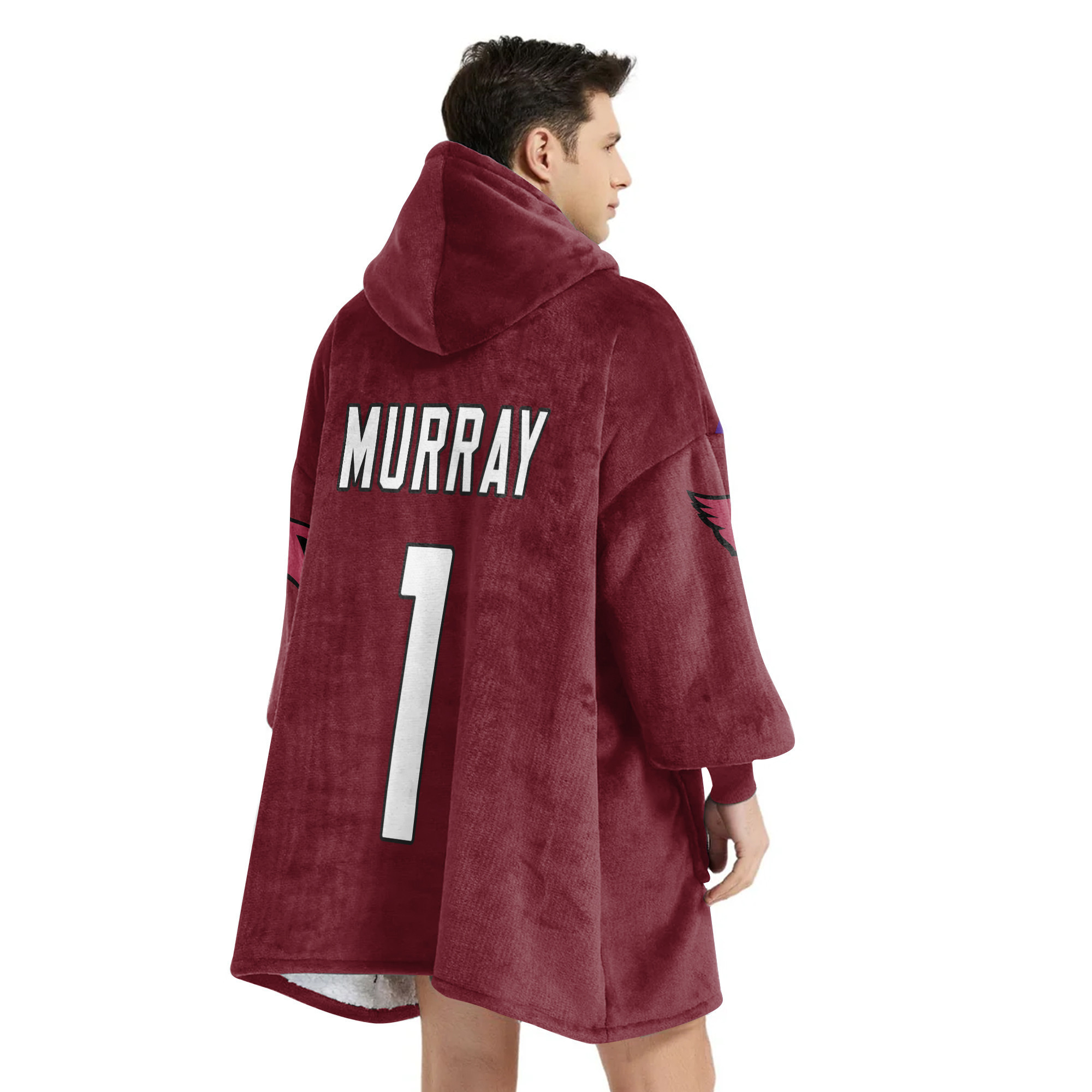 Adult 1 Arizona Cardinals Football Unisex Blanket Hoodie