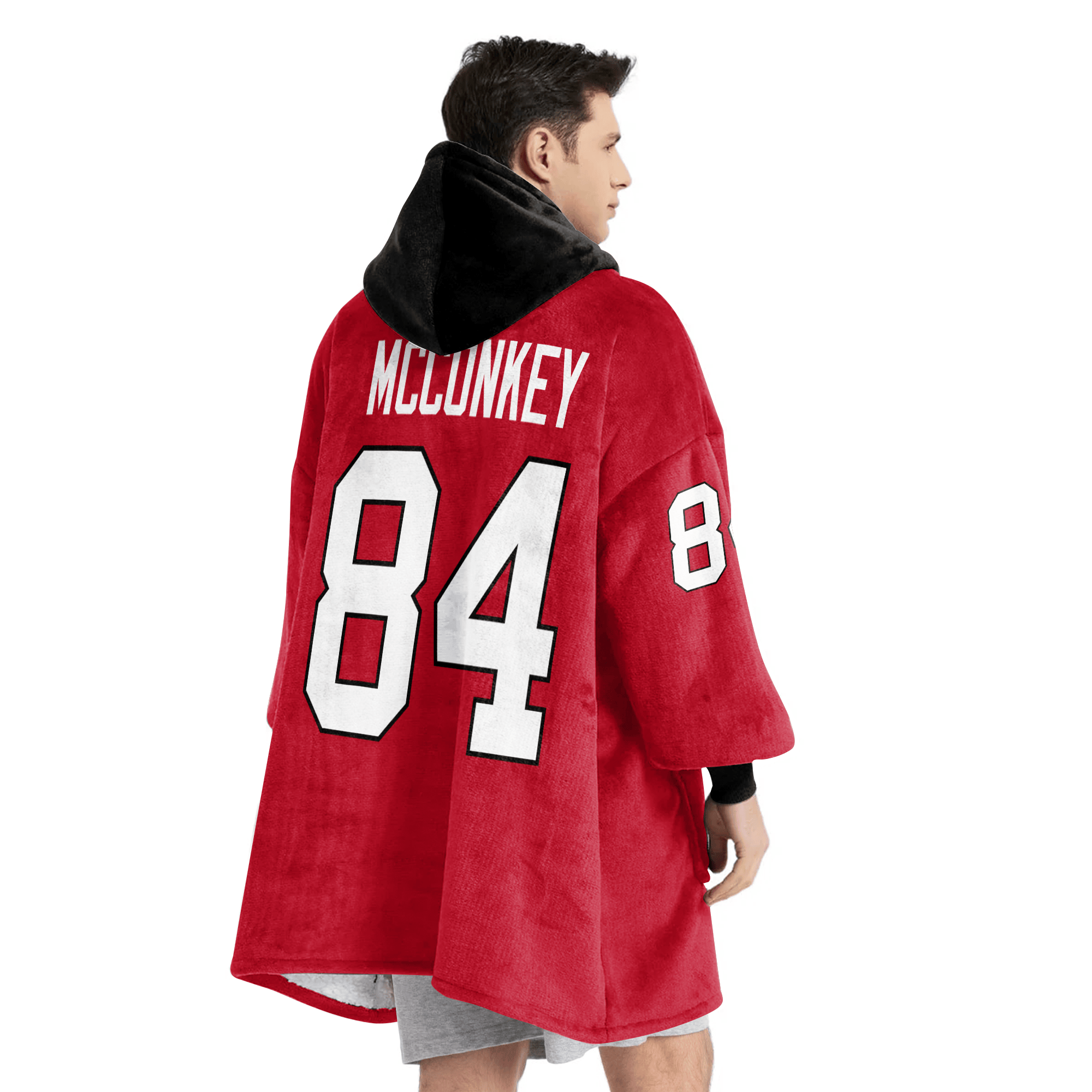 Adult L.M 84 Georgia Football Unisex Blanket Hoodie