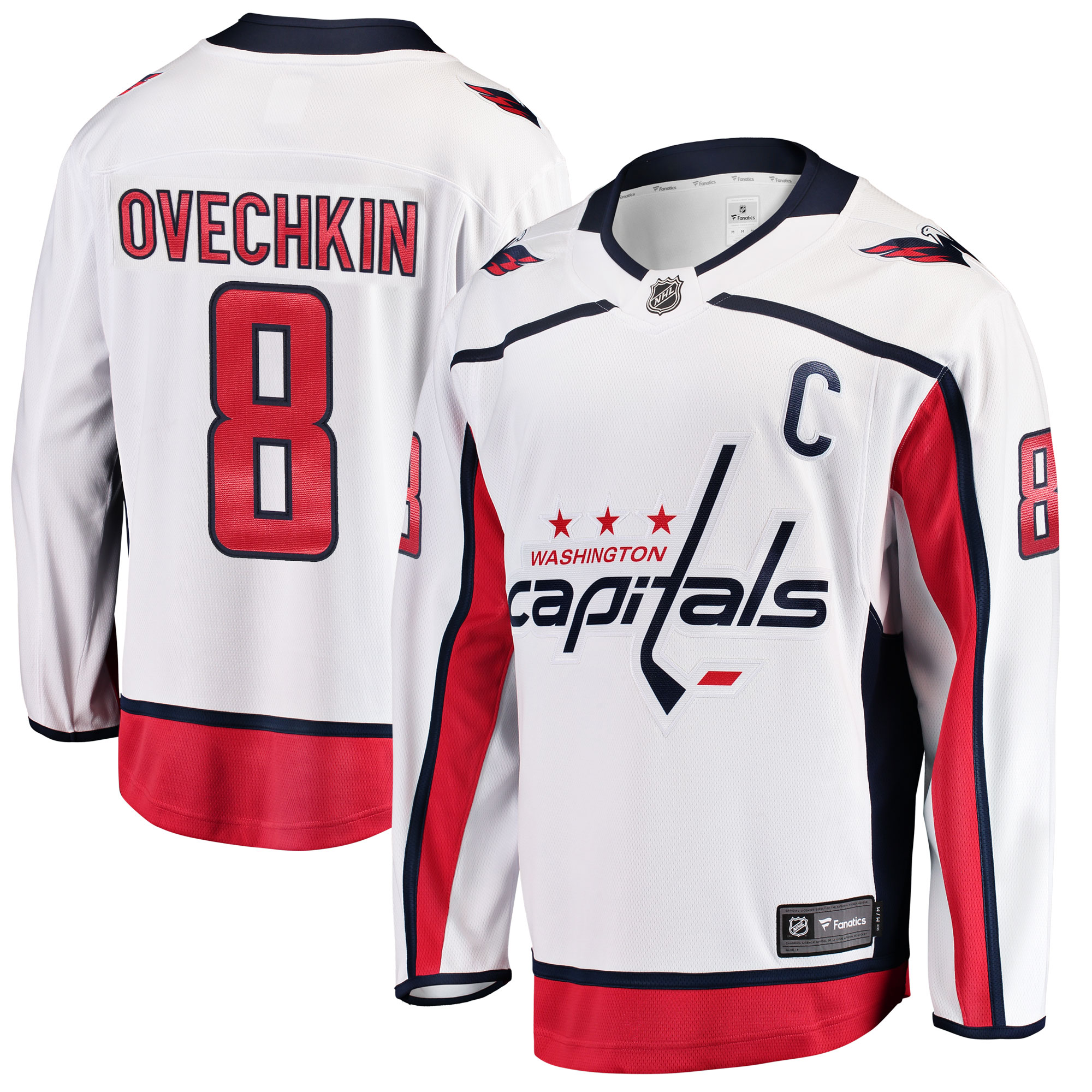 Alexander Ovechkin Washington Capitals Breakaway Player Jersey - White