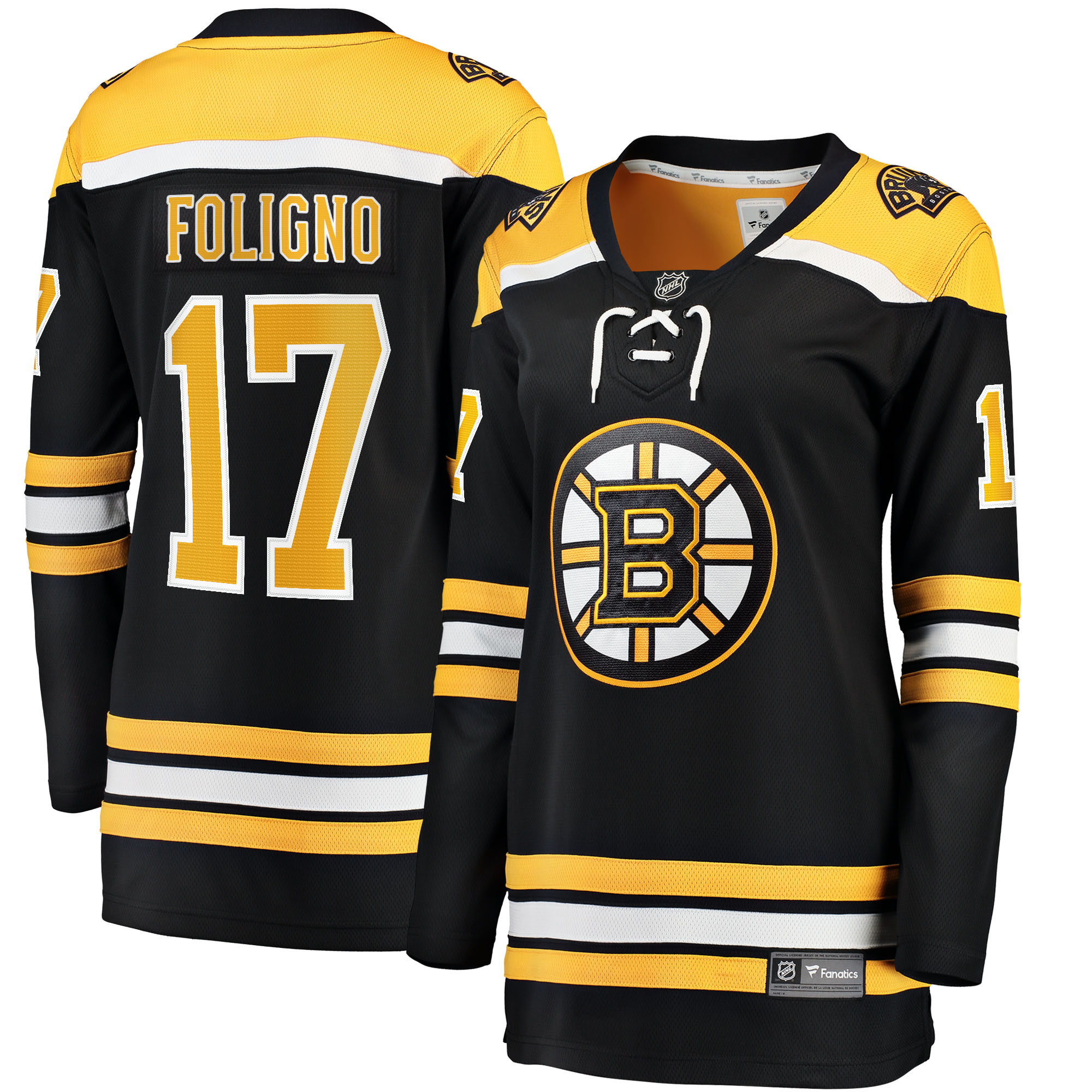Nick Foligno Boston Bruins Women's Home Breakaway Player Jersey - Black