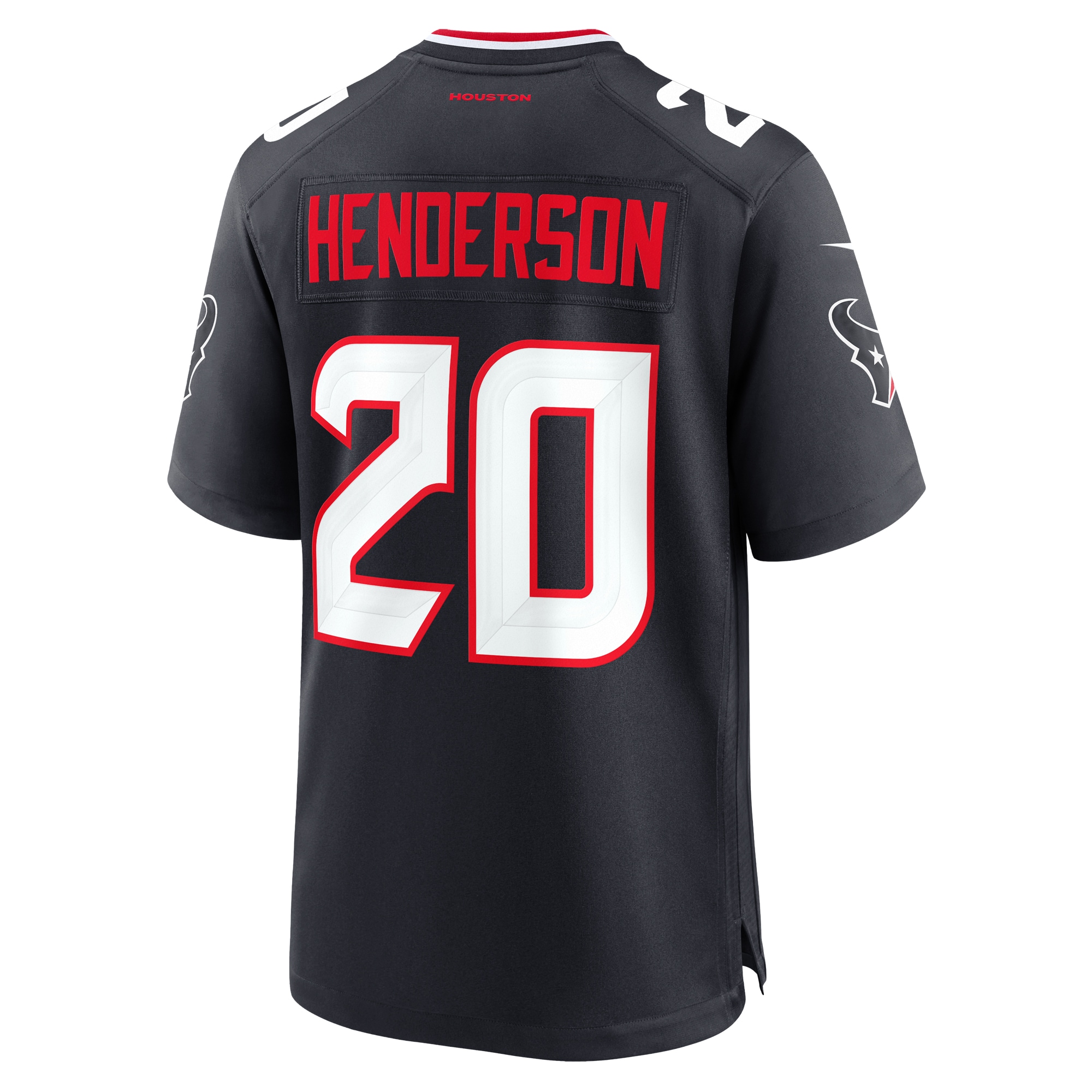 C.J. Henderson Houston Texans Team Game Jersey -  Navy