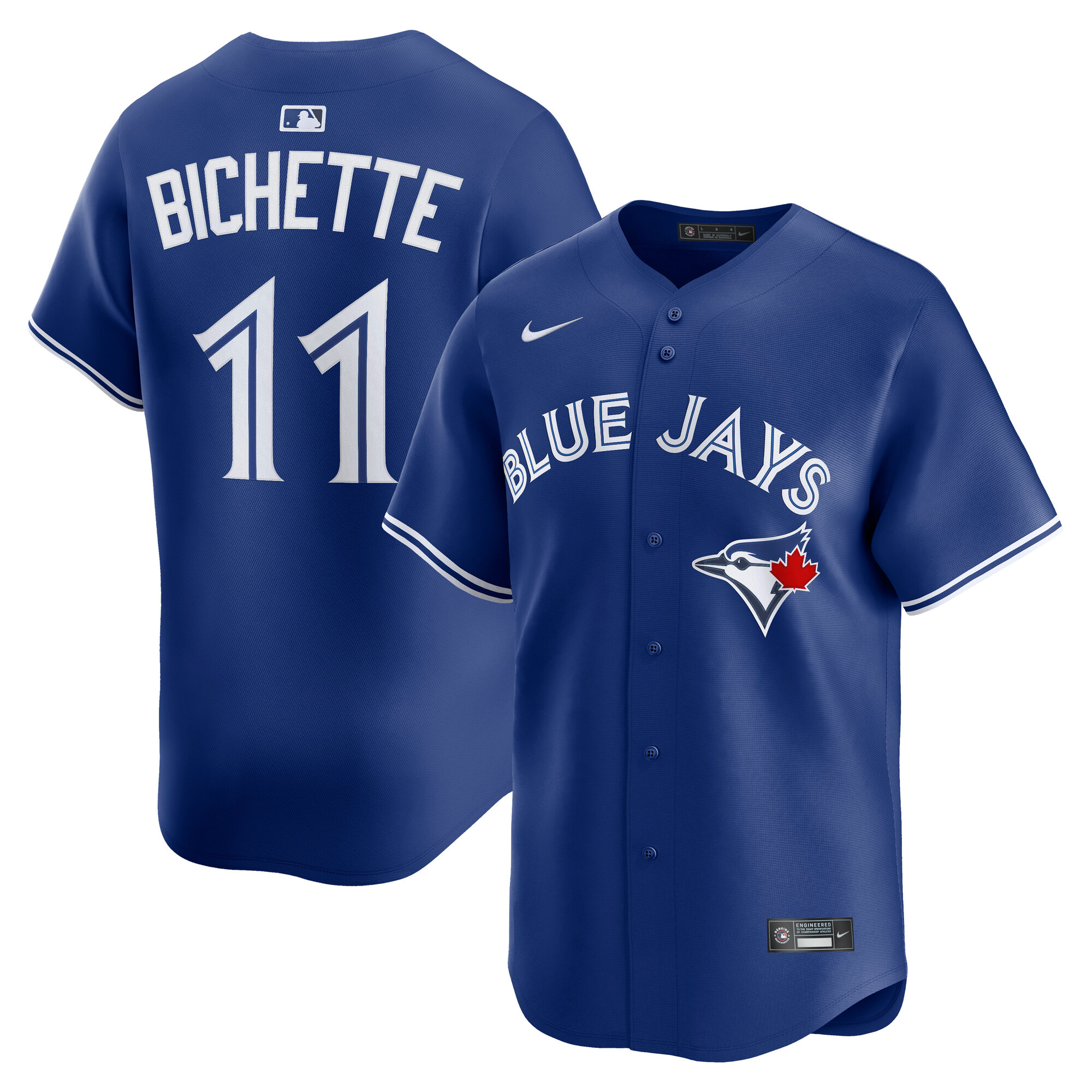 Bo Bichette #11 Toronto Blue Jays Alternate Limited Jersey - Royal