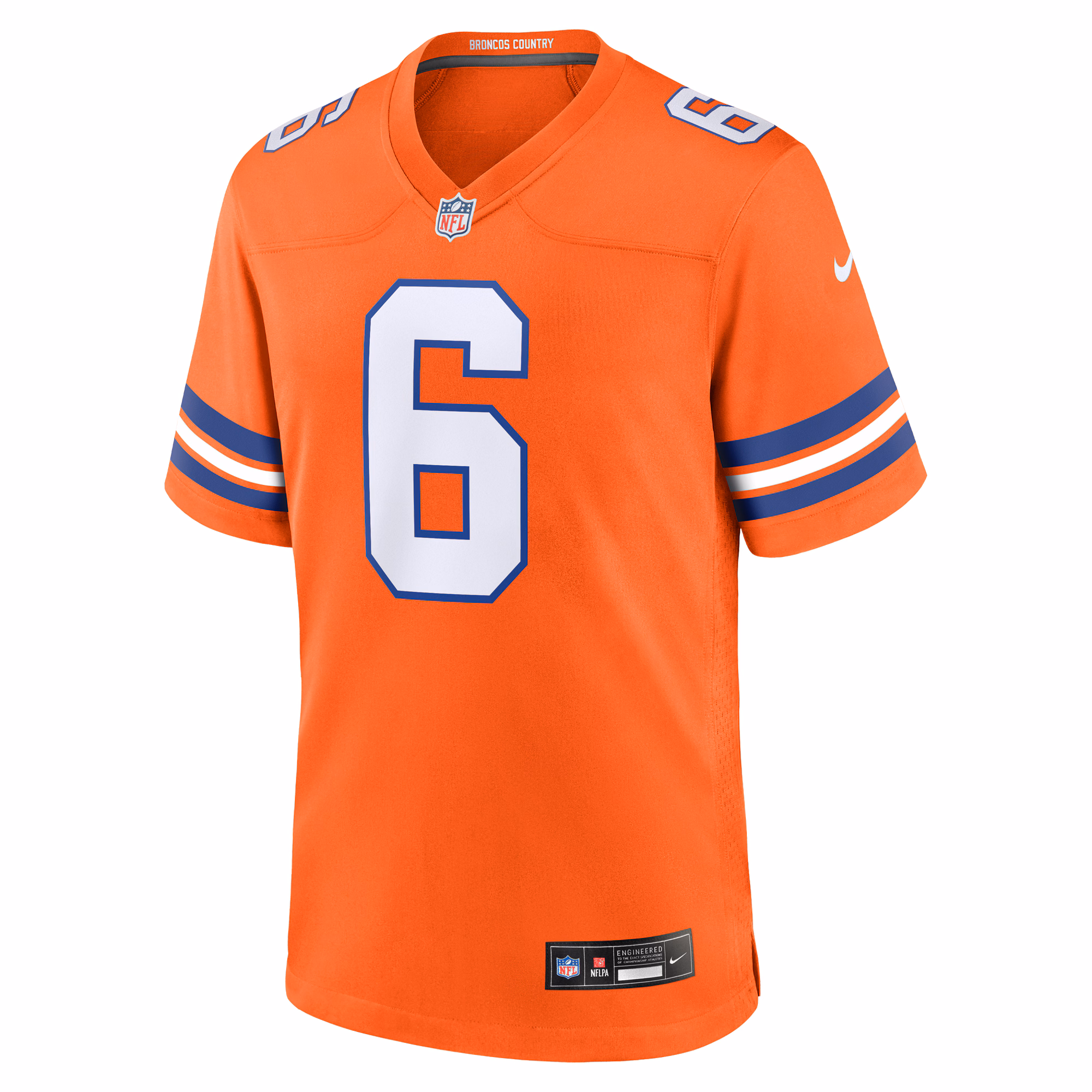 P.J. Locke III Denver Broncos Mile High Collection 1977 Throwback Player Game Jersey - Orange