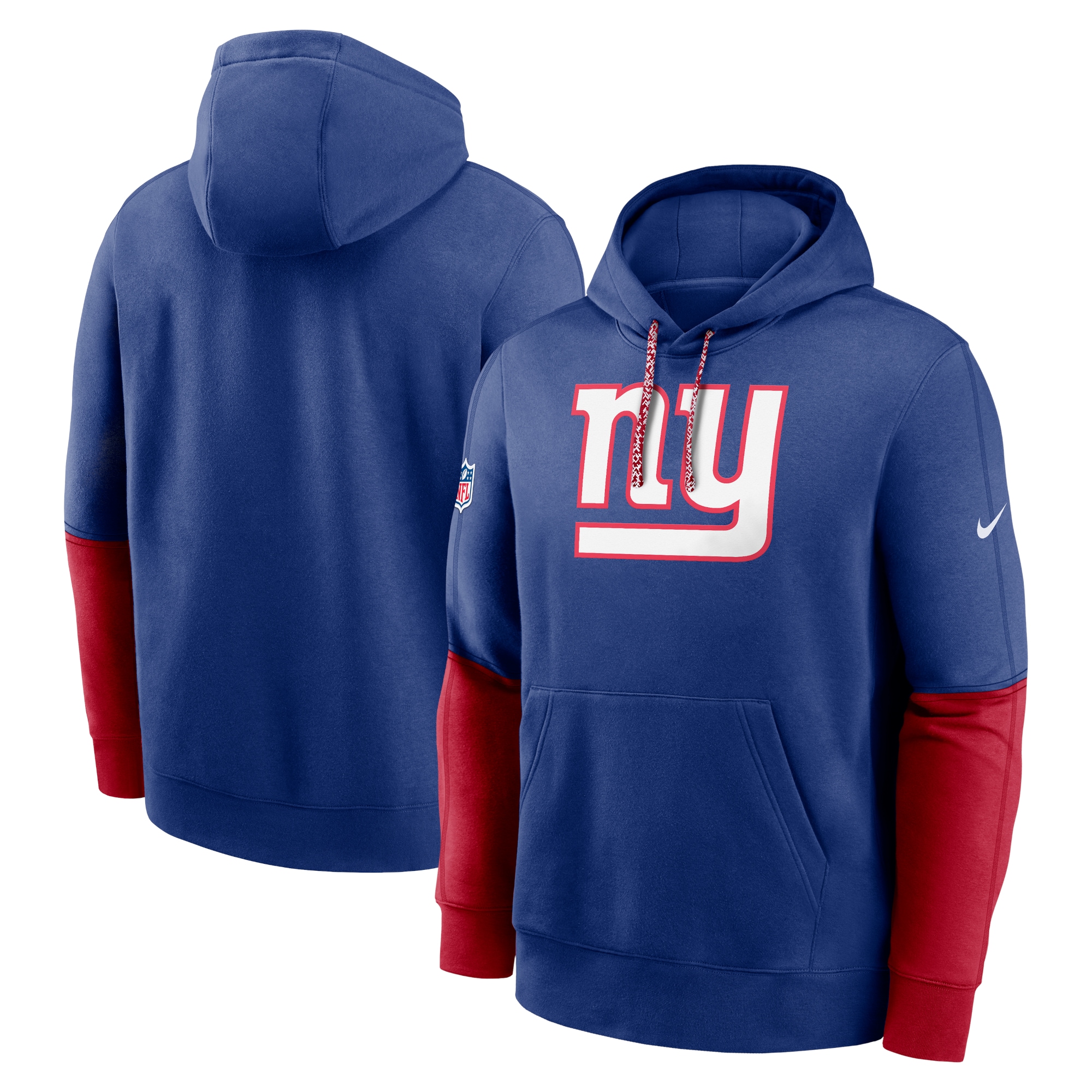 New York Giants 2024 Sideline Club Pullover Hoodie - Anthracite