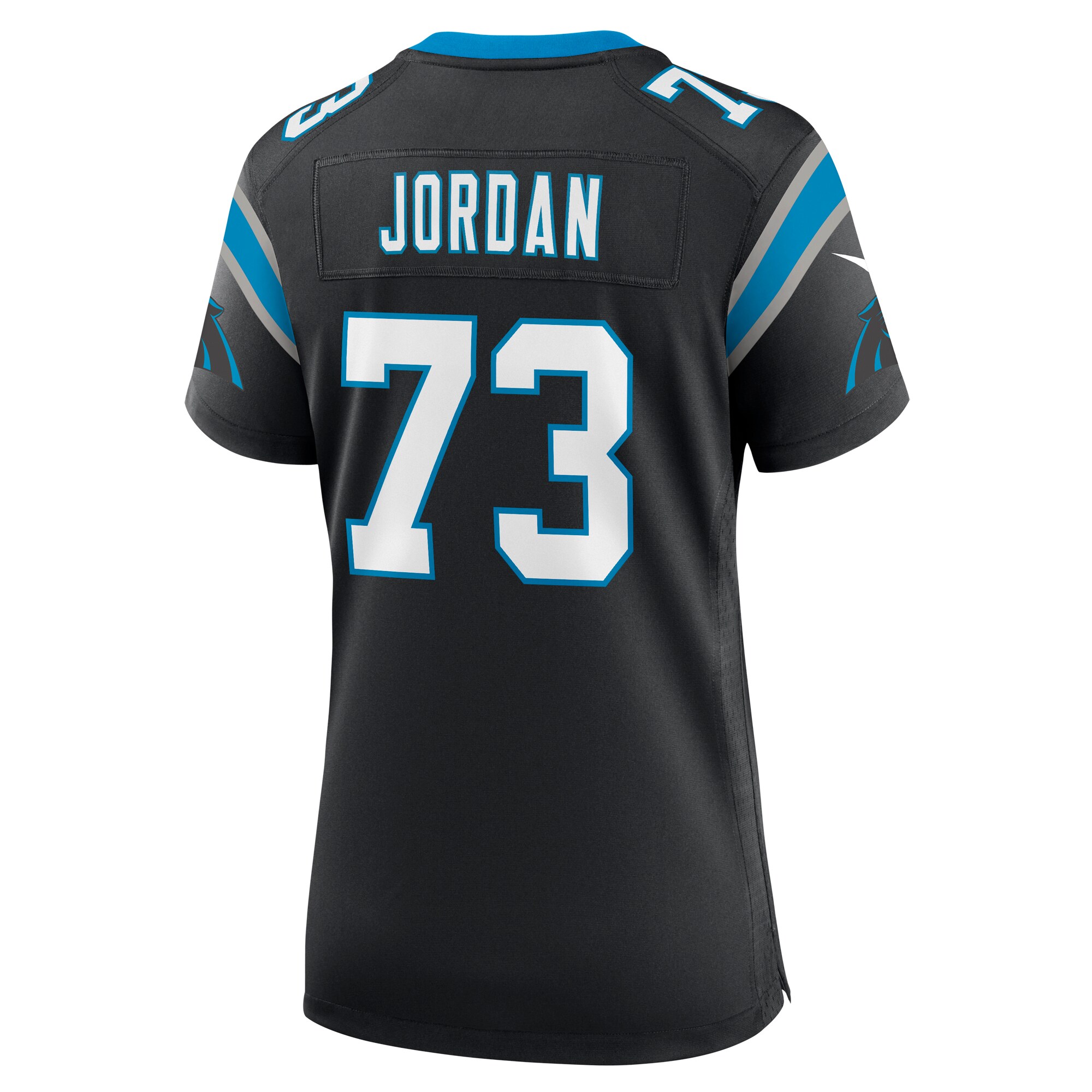 Michael  Carolina Panthers  Women's Team Game Jersey - Black