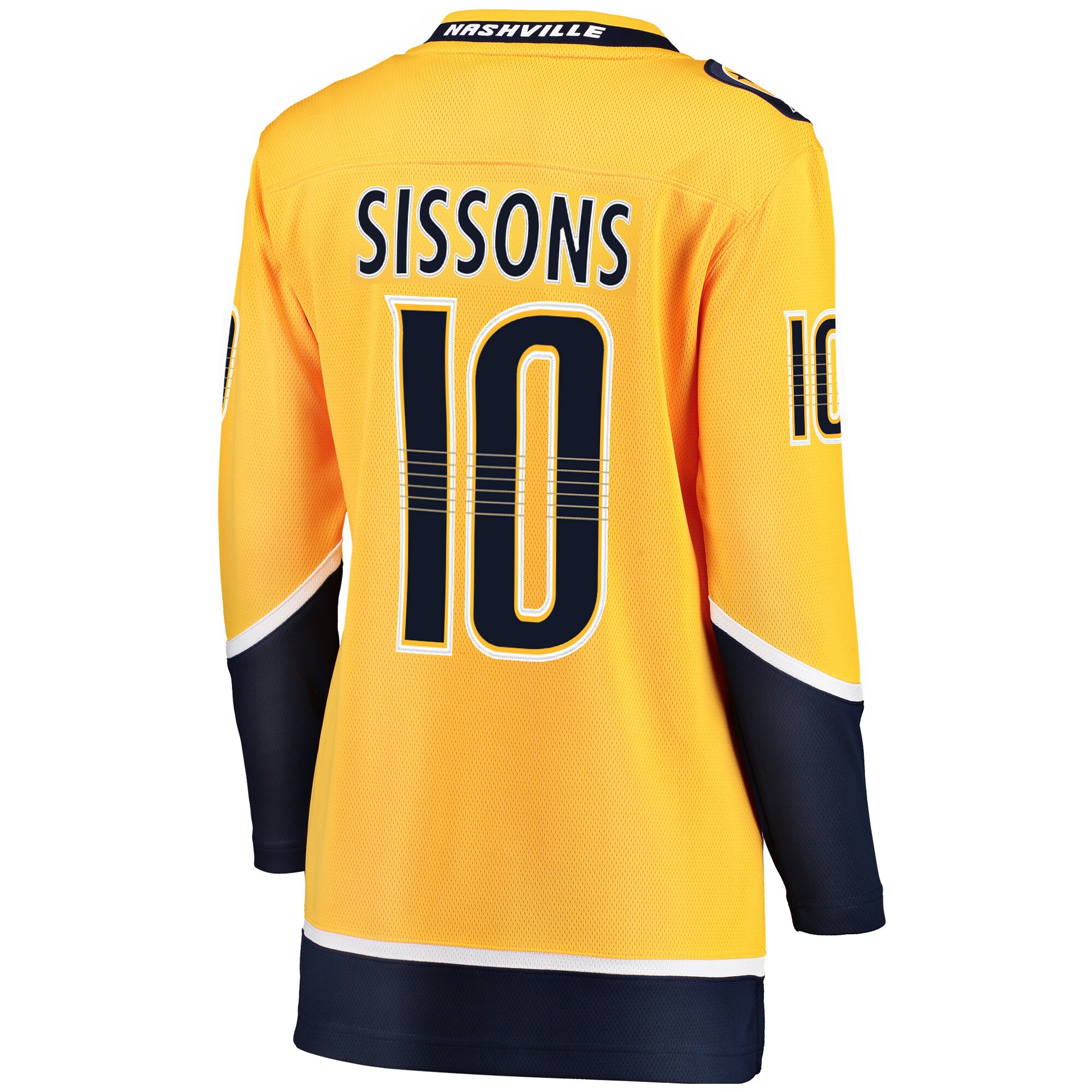 Colton Sissons Nashville Predators Women's Breakaway Player Jersey - Gold