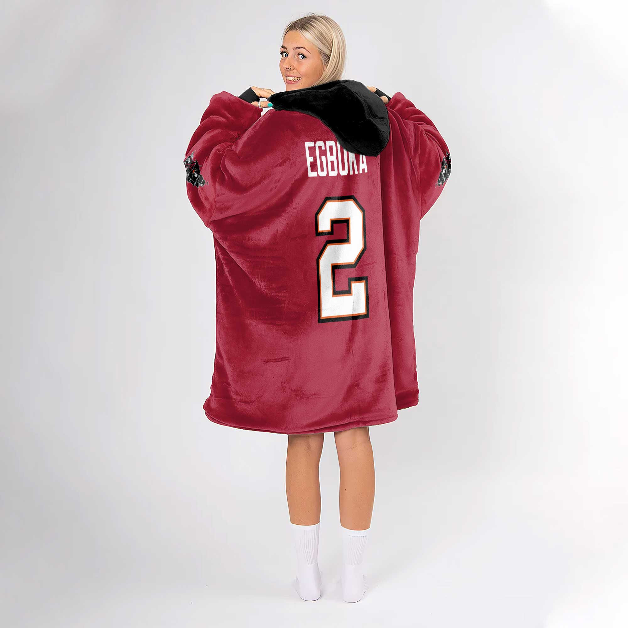 Adult E.E 2 Tampa Bay Football Unisex Blanket Hoodie