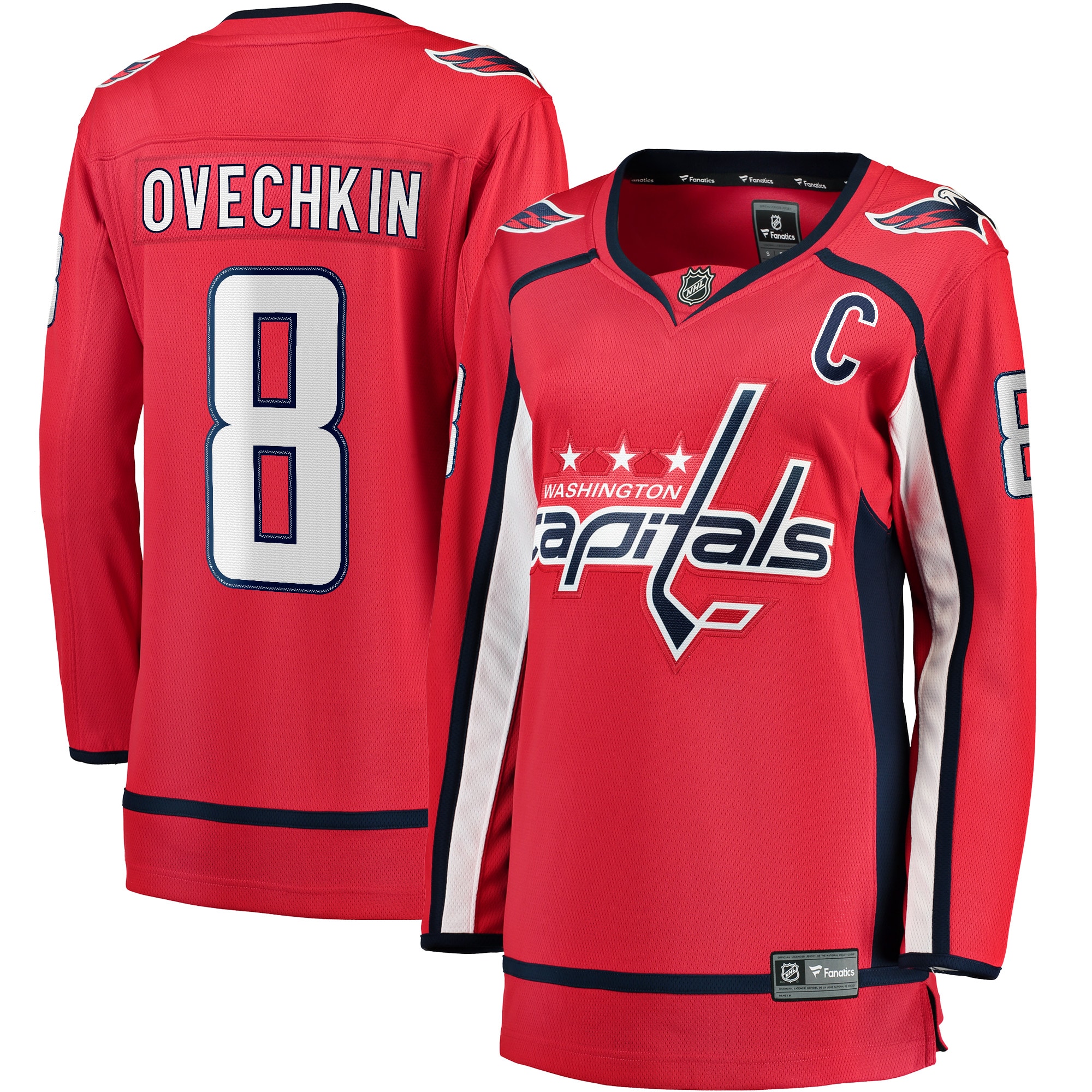 Alexander Ovechkin Washington Capitals Women's Home Breakaway Player Jersey - Red