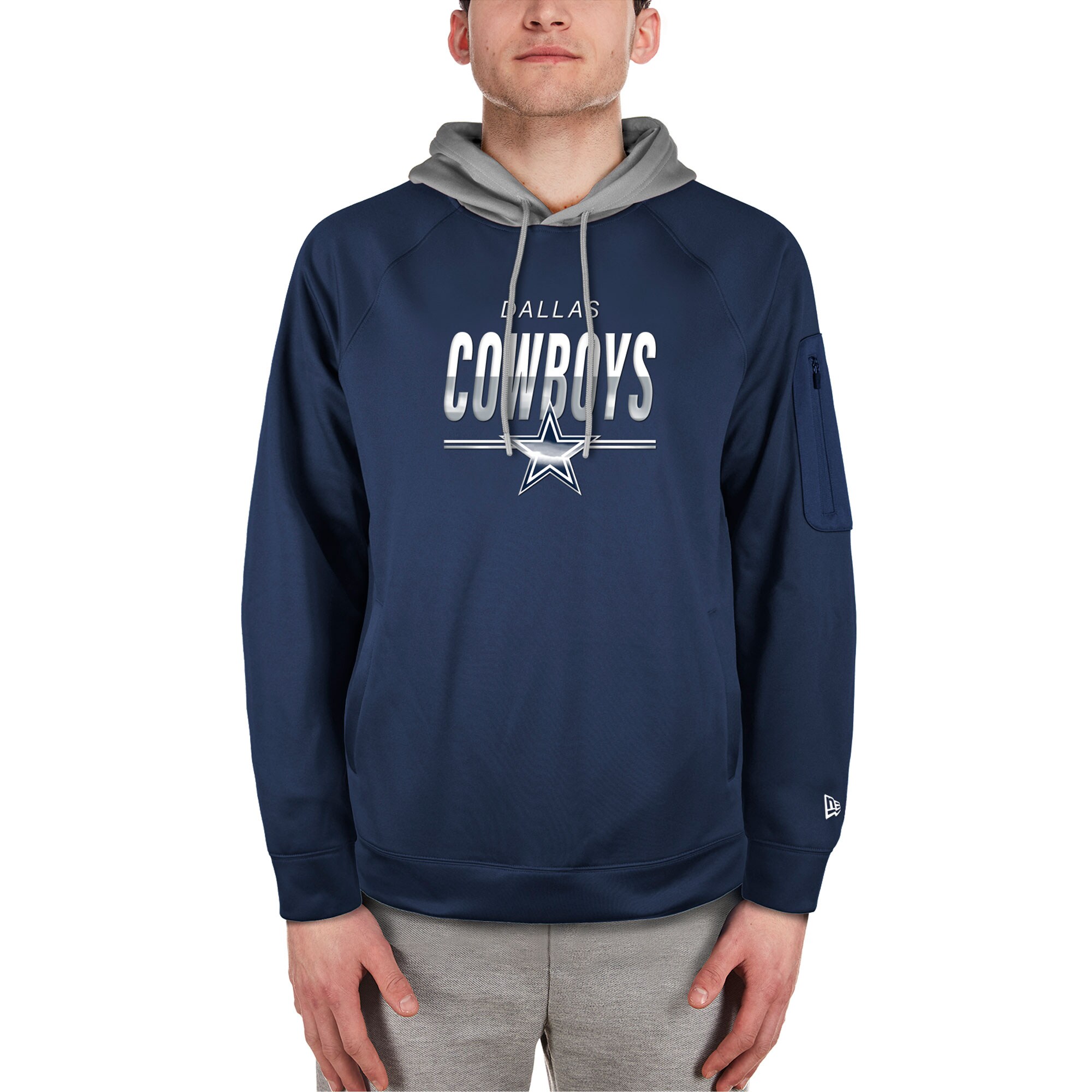 Dallas Cowboys  2023  Training Camp Raglan Pullover Hoodie - Navy