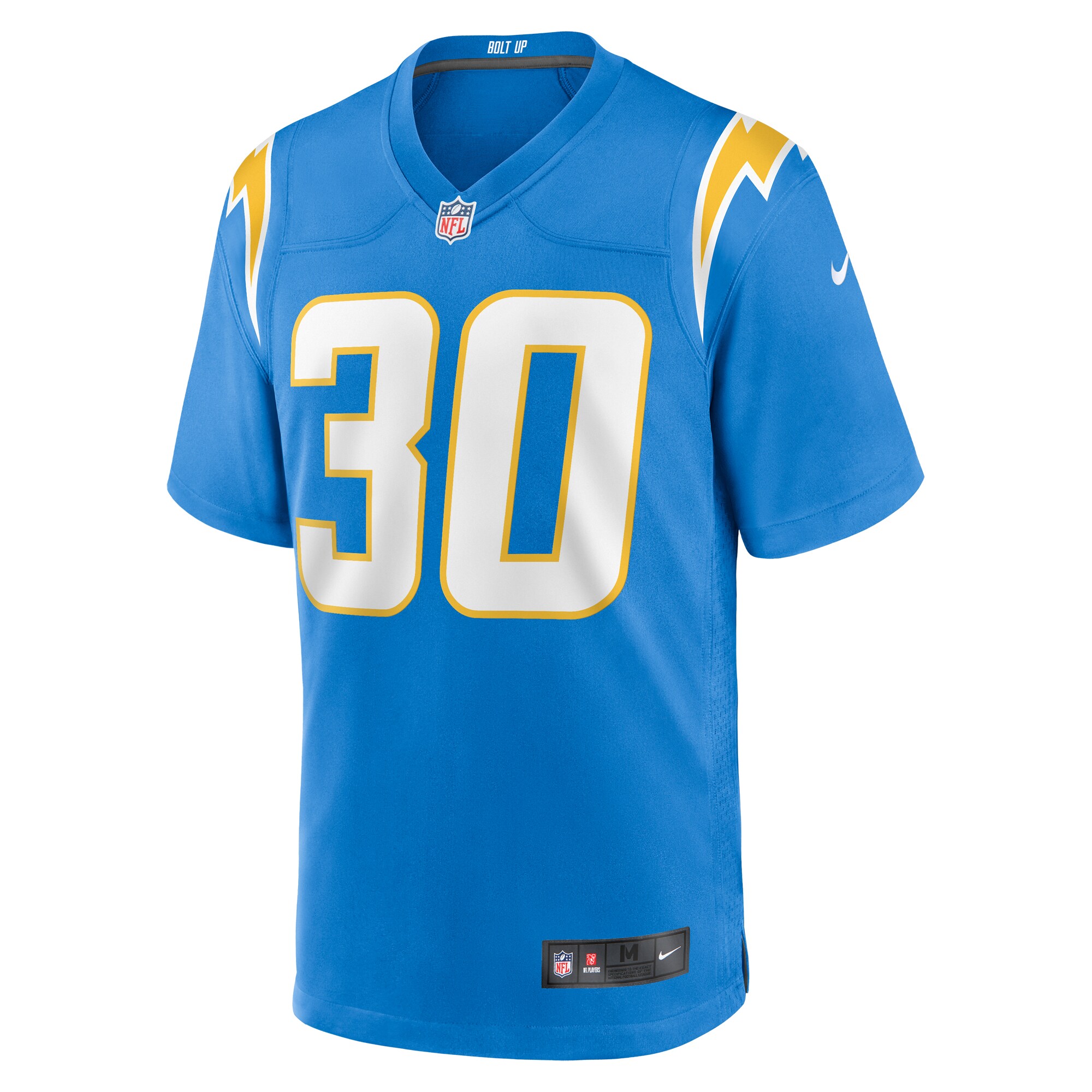 Kimani Vidal Los Angeles Chargers Team Game Jersey -  Powder Blue