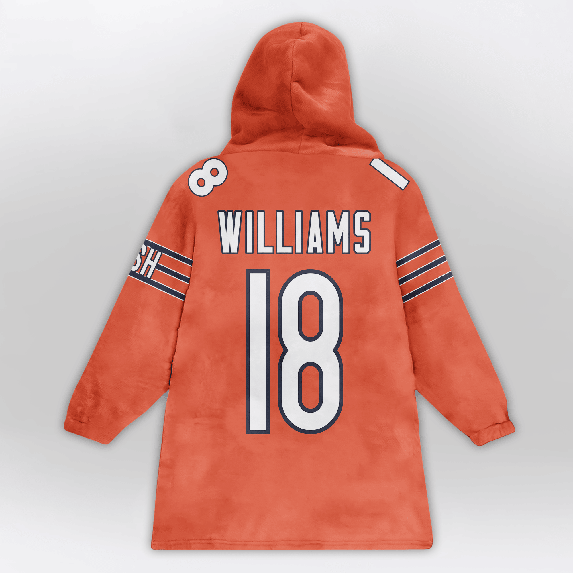 Adult C.W 18 Captain Chicago Football Unisex Blanket Hoodie