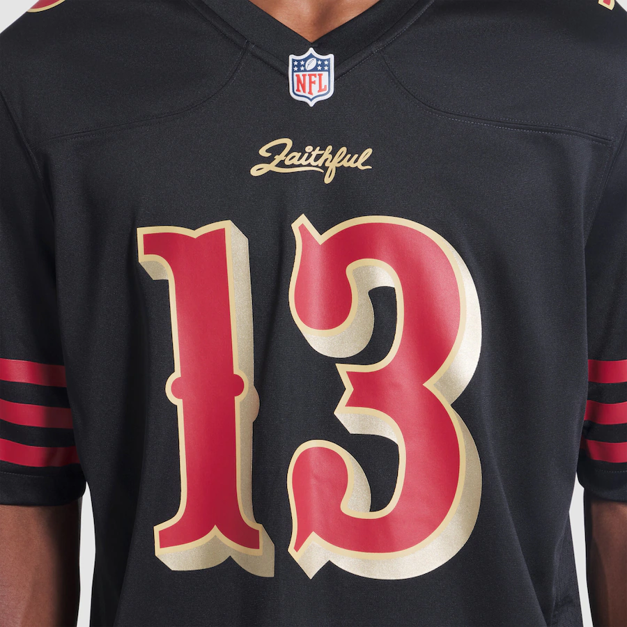 Brock Purdy #13 San Francisco 49ers 2025 Rivalries Collection Game Jersey - Black