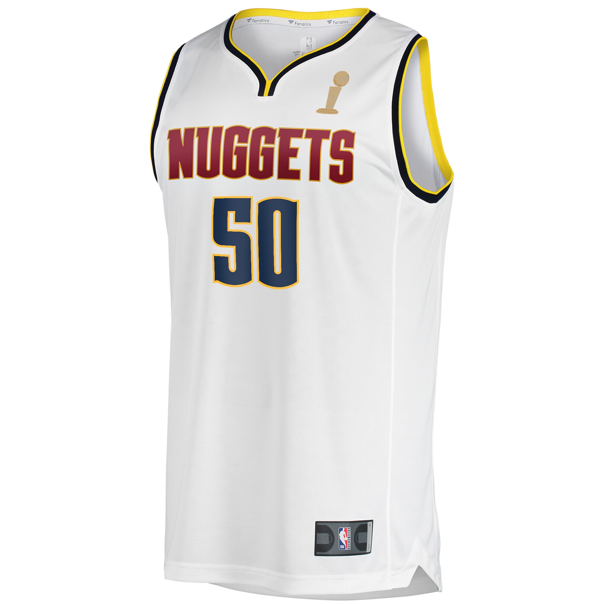 Aaron Gordon Denver Nuggets  Youth White 2023 NBA Finals Champions Fast Break Player Jersey - Association Edition