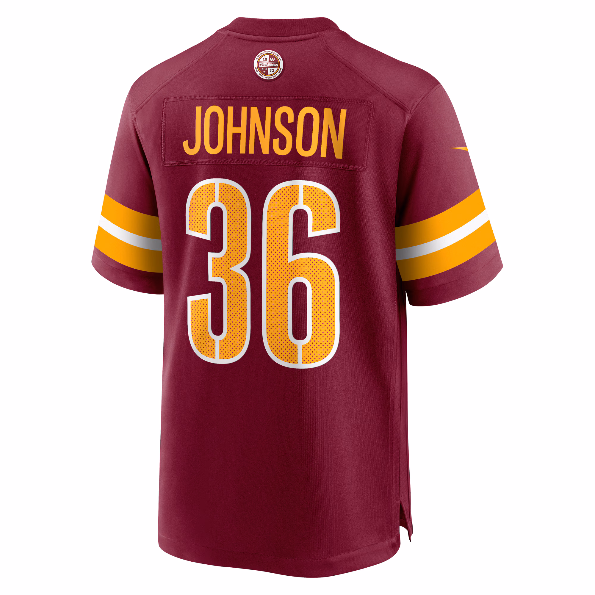 Danny Johnson Washington Commanders  Game Jersey -  Burgundy