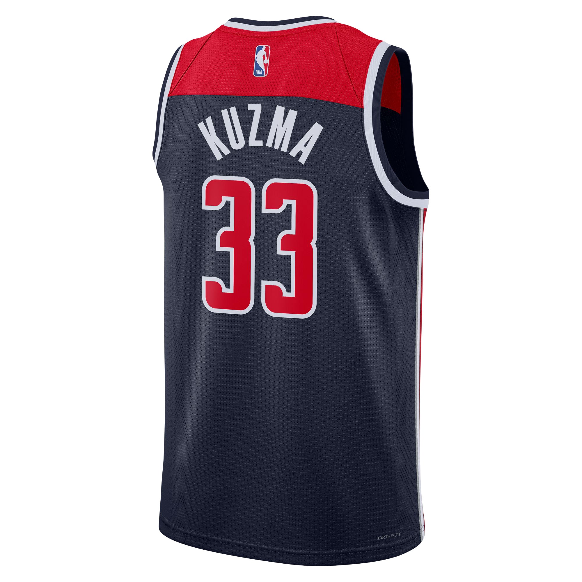 Kyle Kuzma 2022/23 Washington Wizards  Unisex Swingman Jersey - Statement Edition - Navy