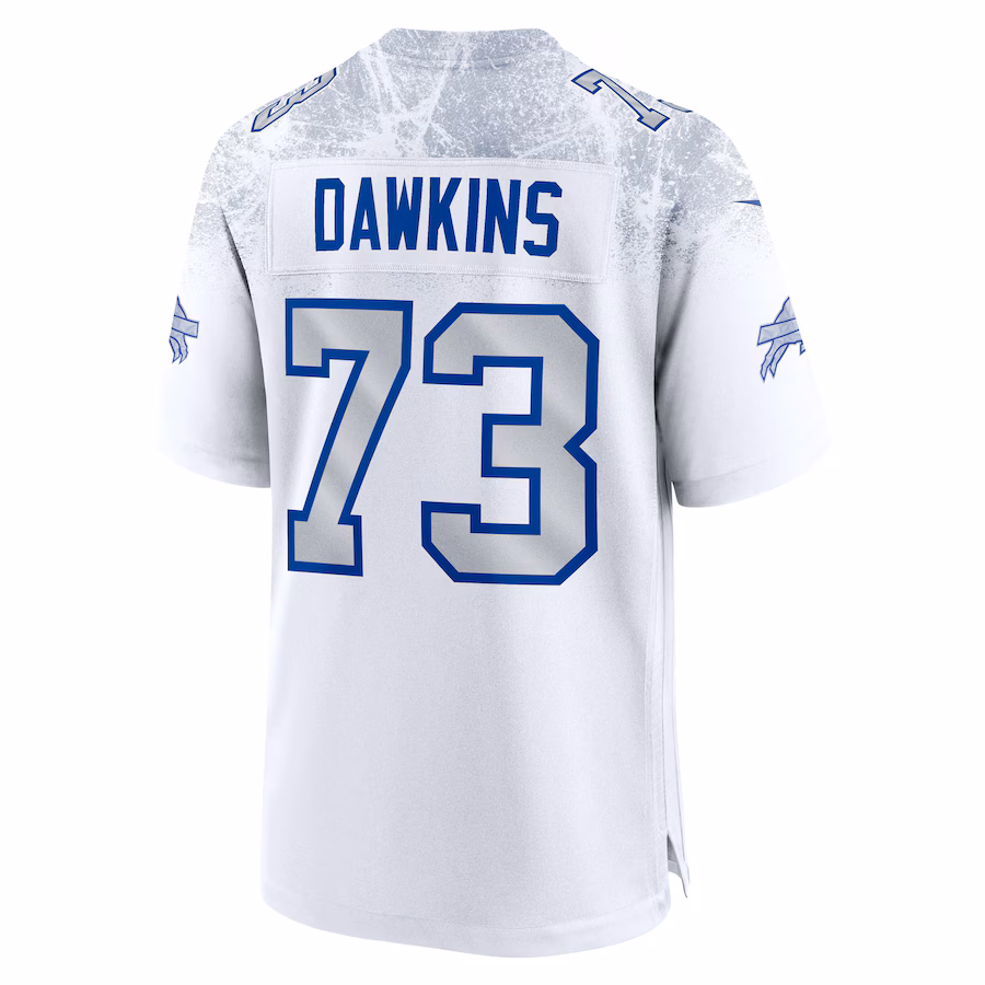 Dion Dawkins #73 Buffalo Bills 2025 Rivalries Collection Game Jersey - White