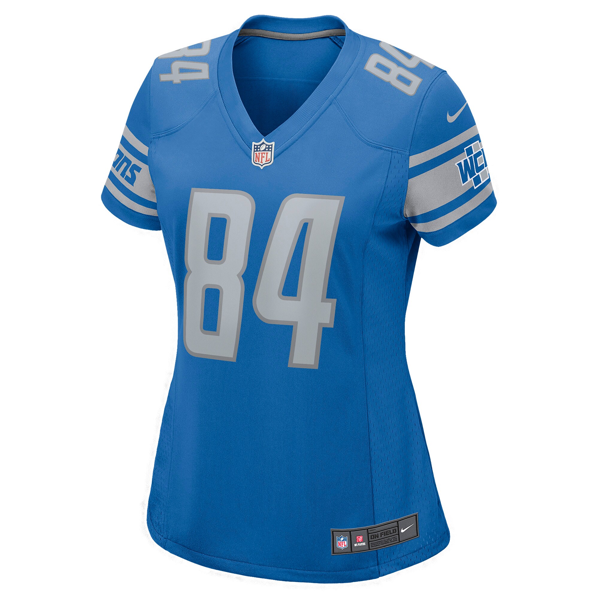 Shane Zylstra Detroit Lions  Women's Game Jersey - Blue