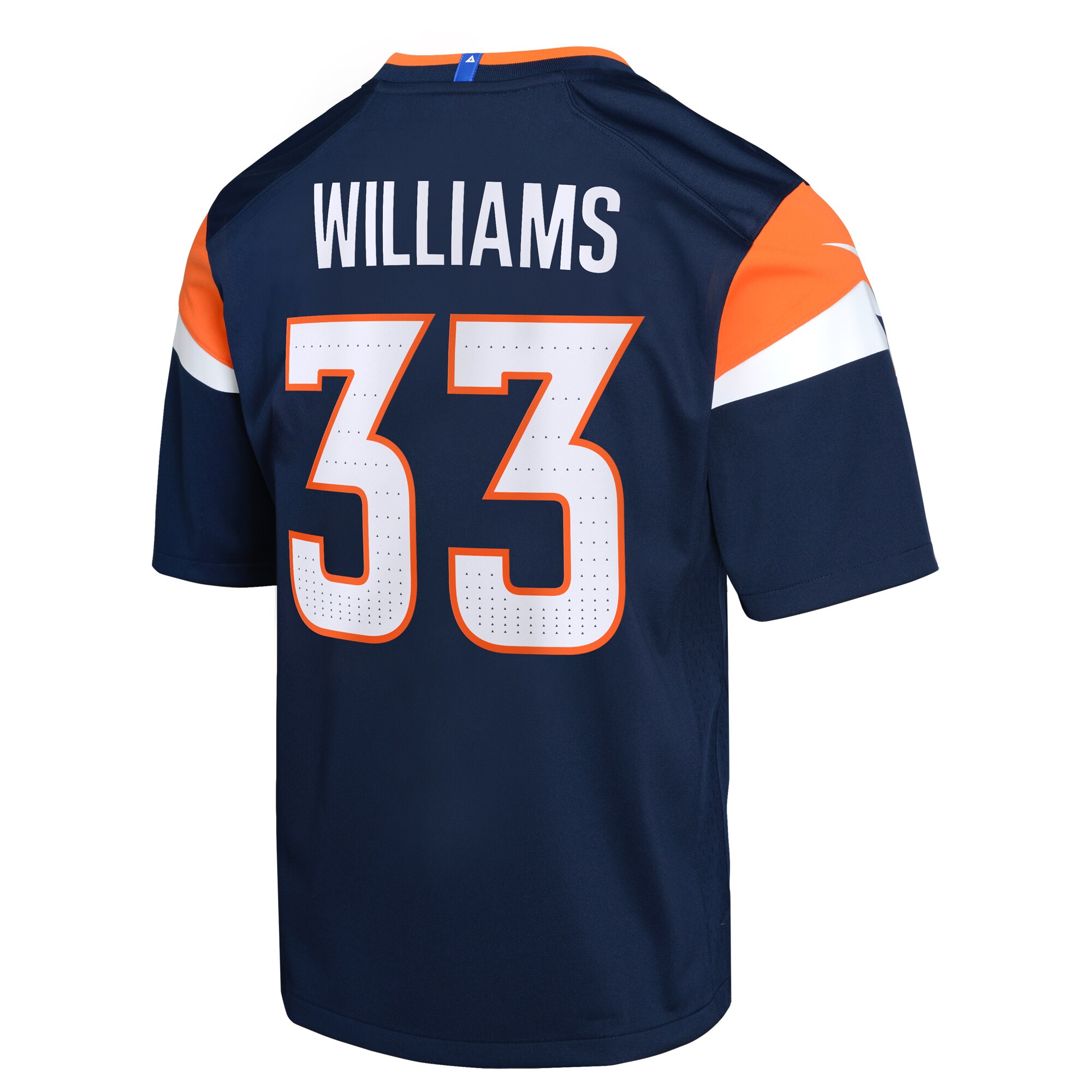 Javonte Williams Denver Broncos Youth Mile High Collection Game Jersey - Navy