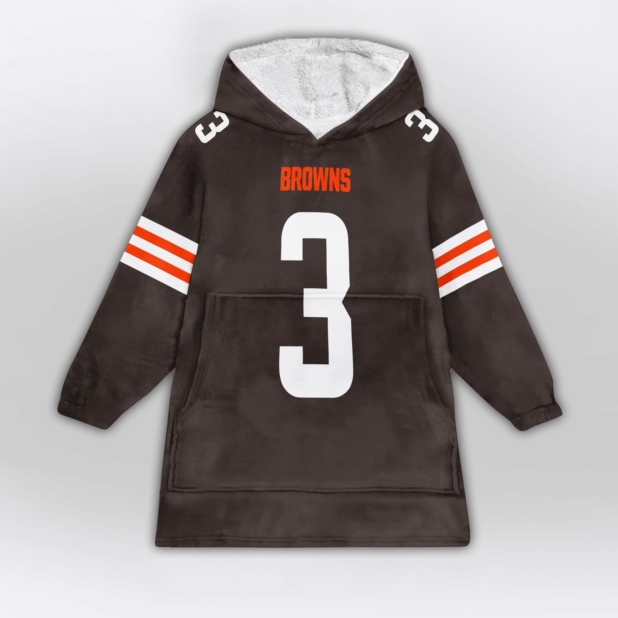 Kid J.J 3 Cleveland Football Unisex Blanket Hoodie