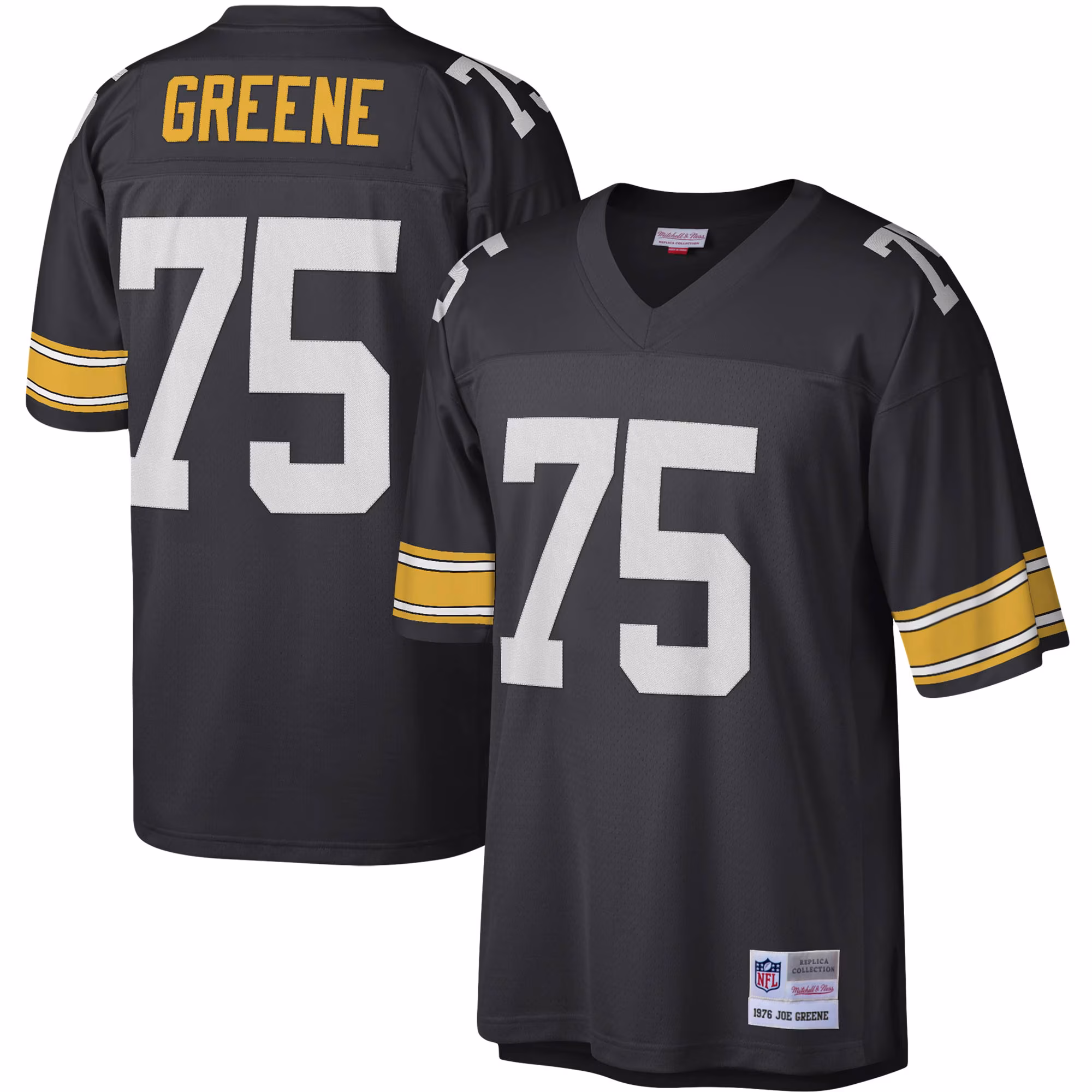 Joe Greene Pittsburgh Steelers Legacy Replica Jersey - Black