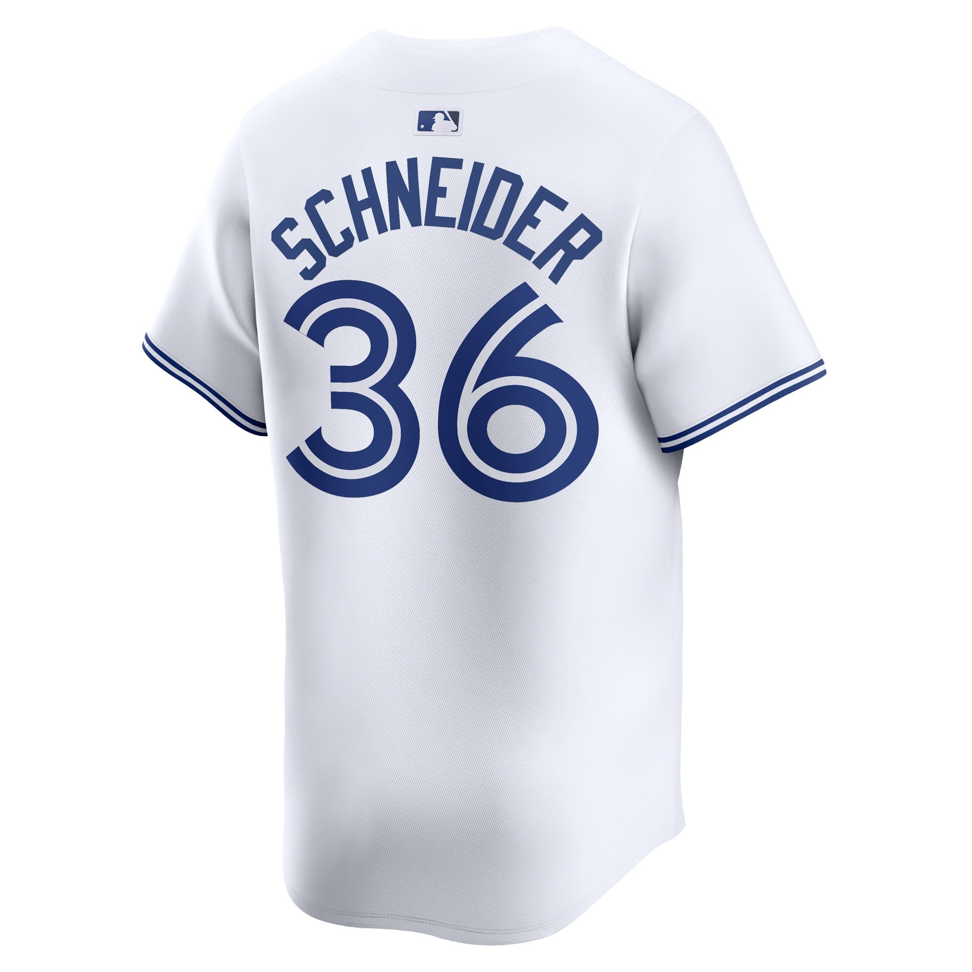 Men's Toronto Blue Jays Davis Schneider  White Home Limited Player Jersey