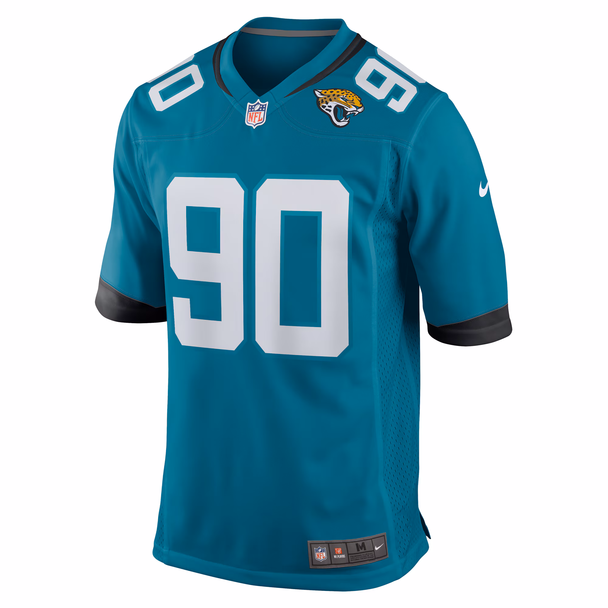 Angelo Blackson Jacksonville Jaguars Team Game Jersey -  Teal