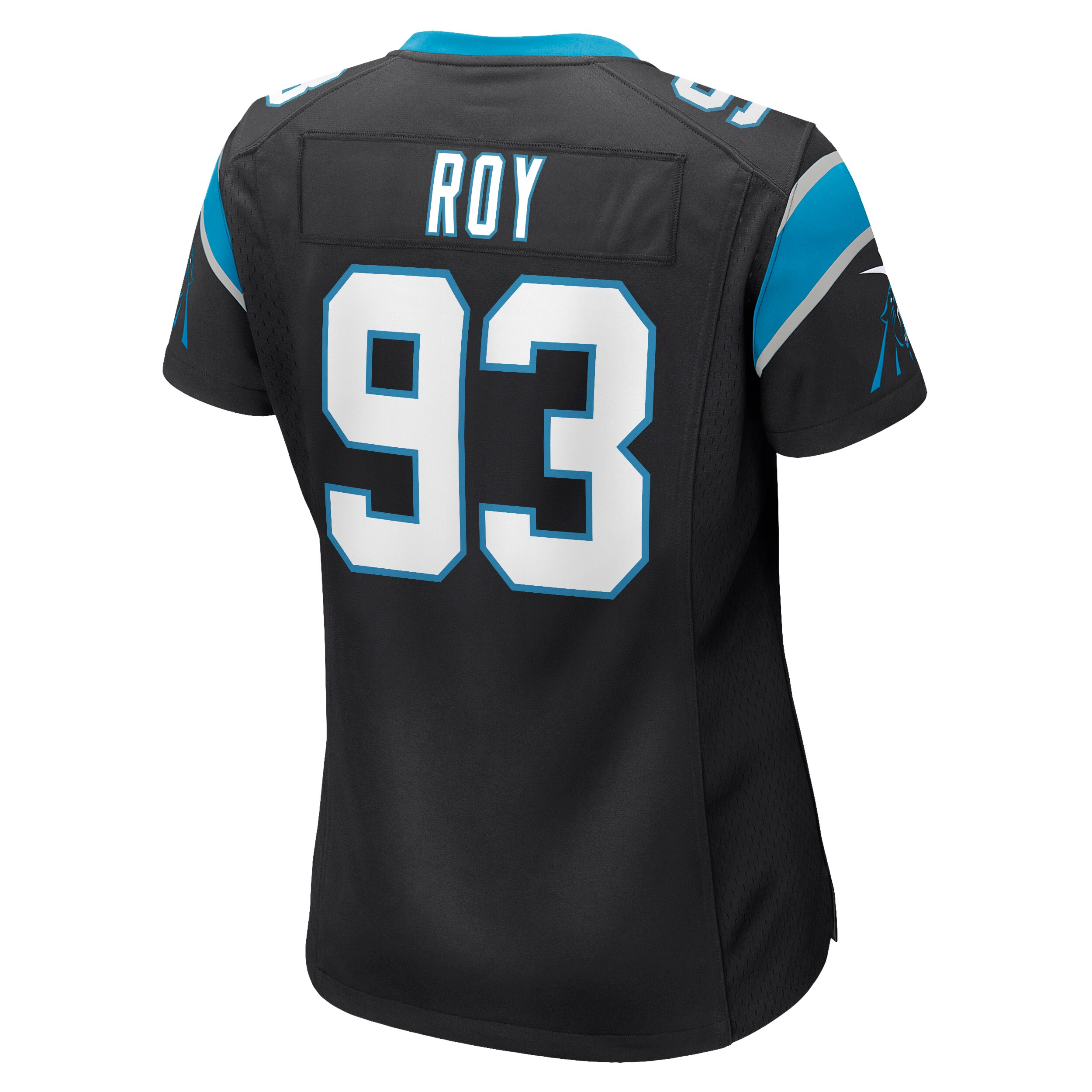 Bravvion Roy Carolina Panthers  Women's Game Jersey - Black