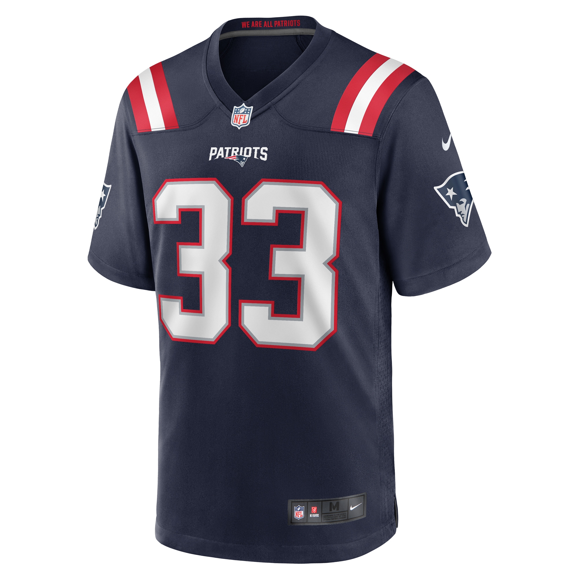 Anfernee Jennings New England Patriots Team Game Jersey -  Navy