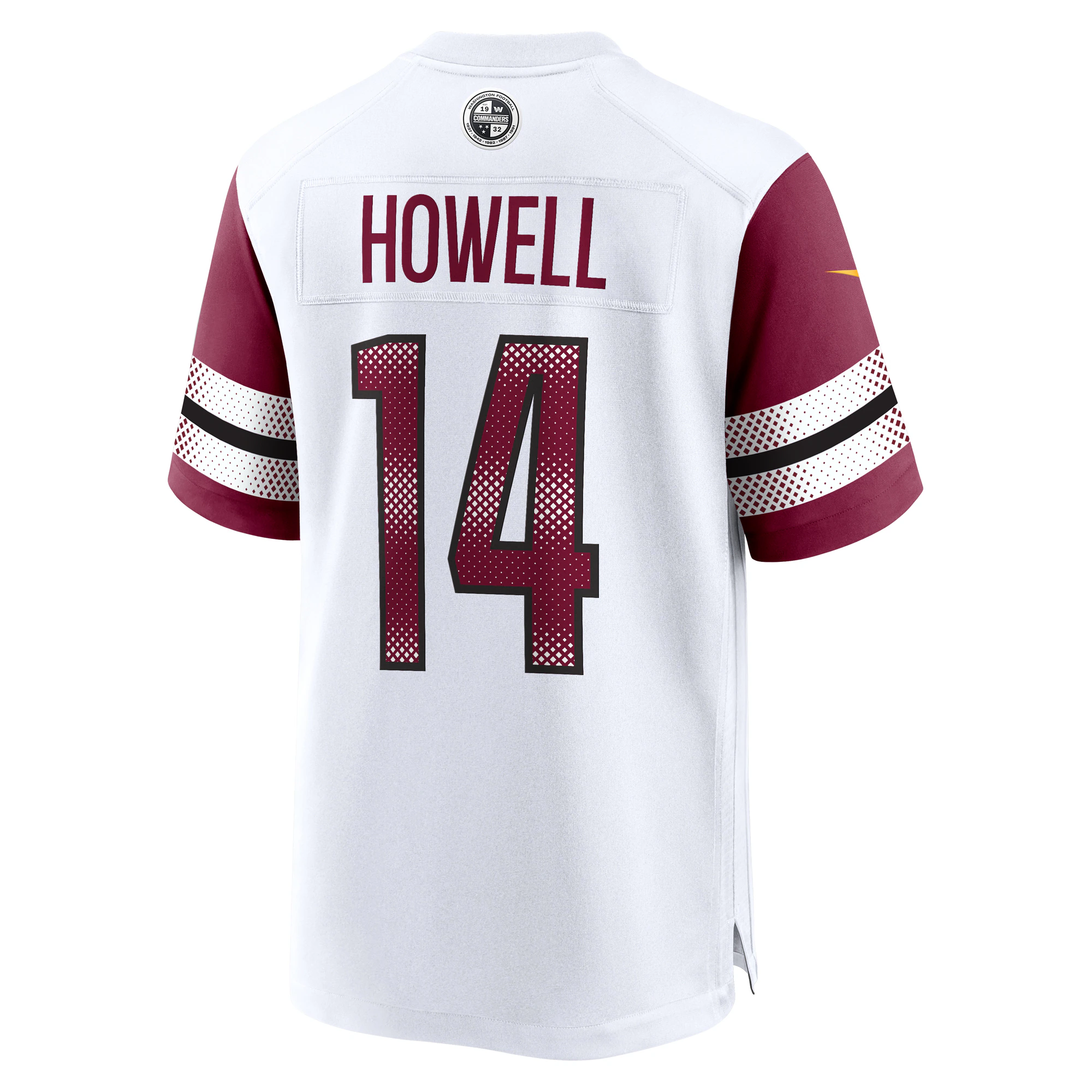 Sam Howell Washington Commanders Team Game Jersey -  White