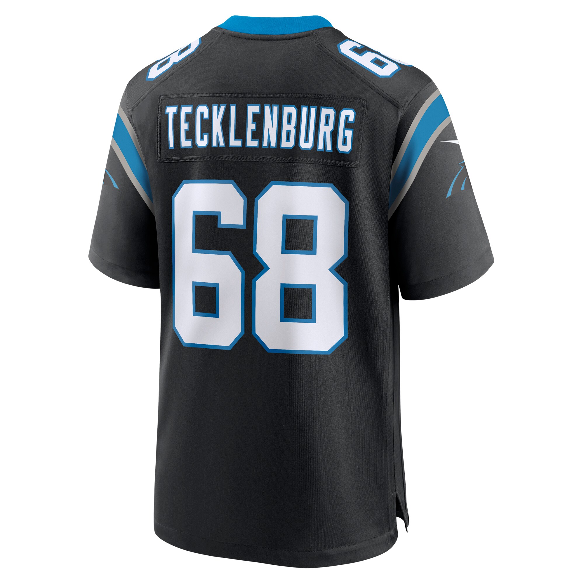 Sam Tecklenburg Carolina Panthers  Team Game Jersey - Black