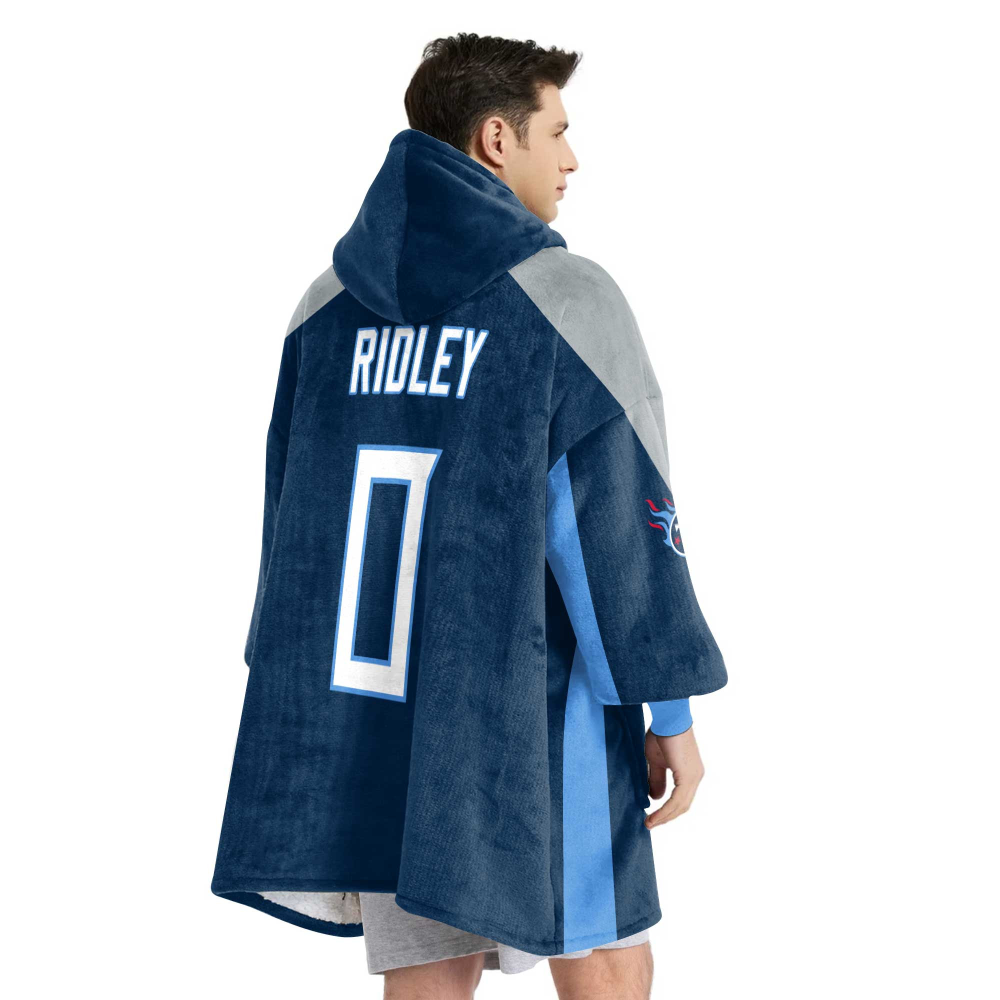 Adult C.R 0 Tennessee Football Unisex Blanket Hoodie