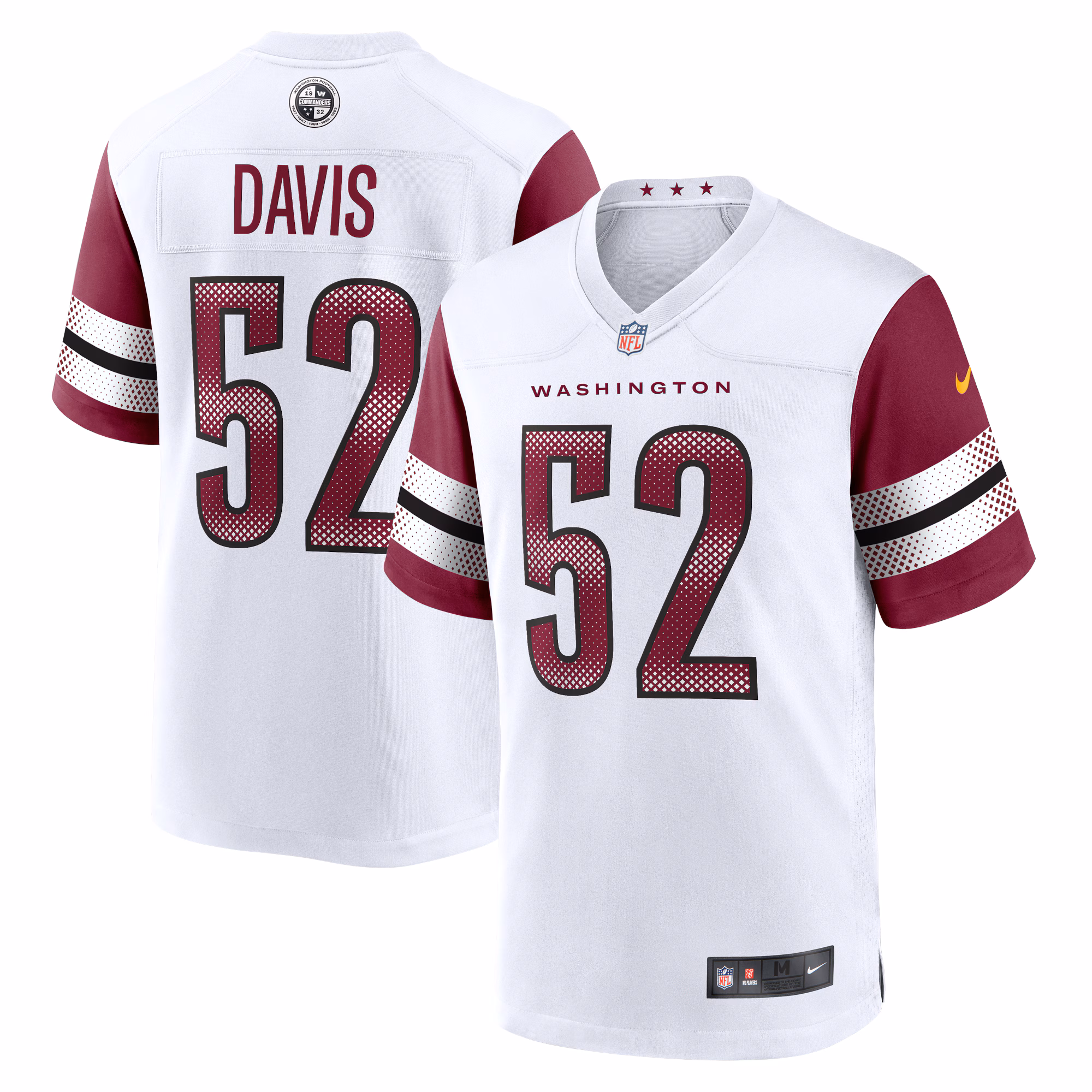 Jamin Davis Washington Commanders Game Jersey - White