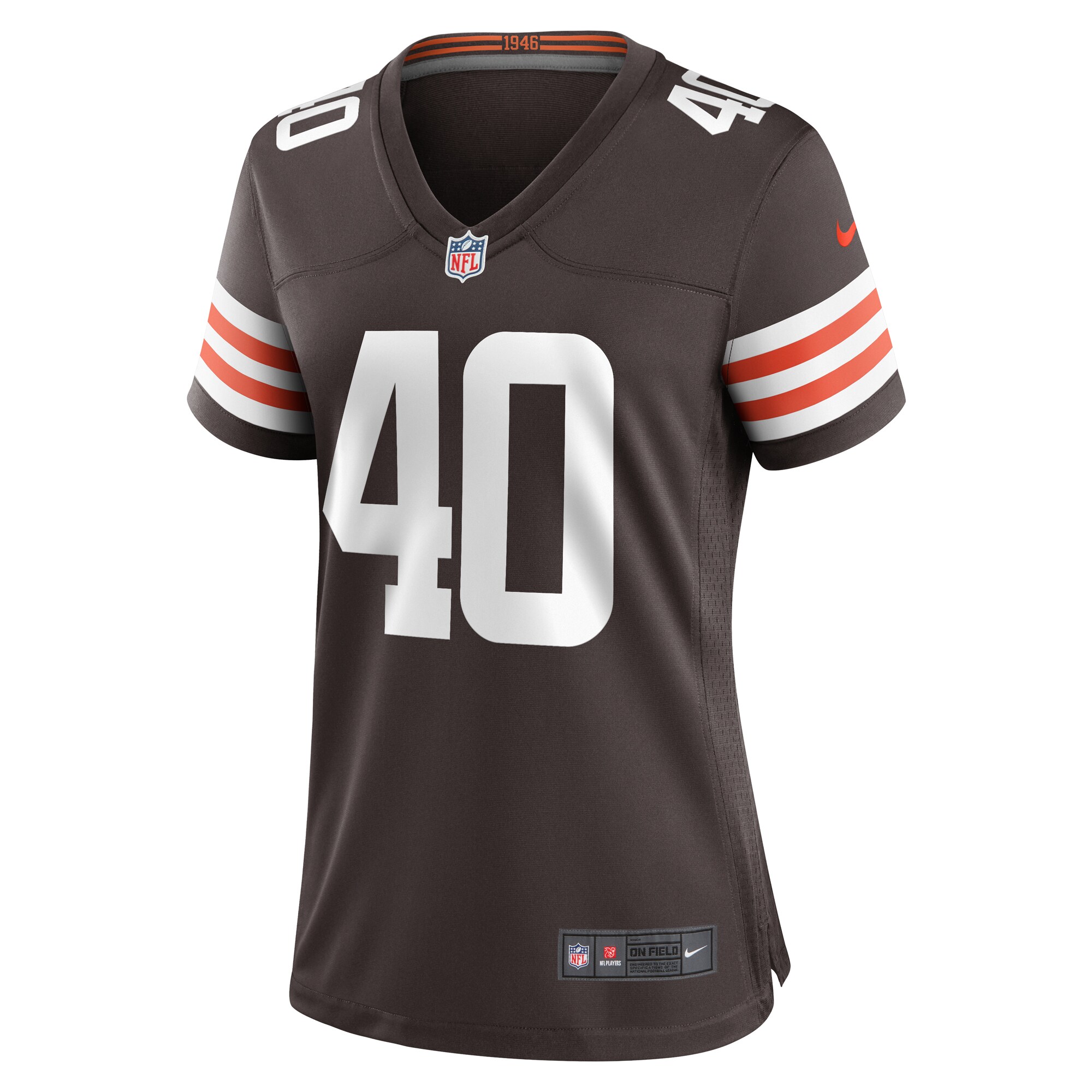 Matthew Adams Cleveland Browns Women's Team Game Jersey -  Brown