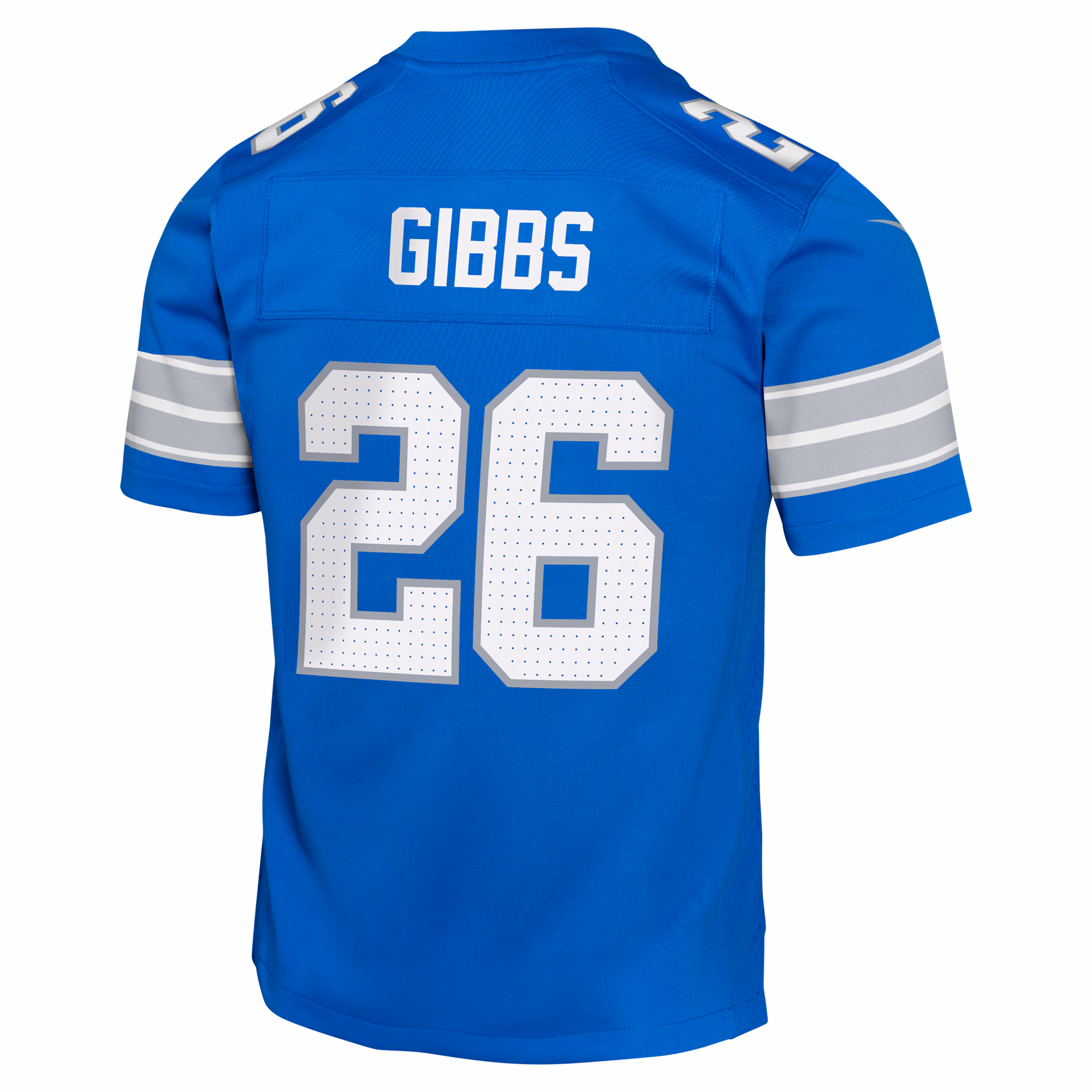 Jahmyr Gibbs Detroit Lions Youth Team Player Game Jersey - Blue