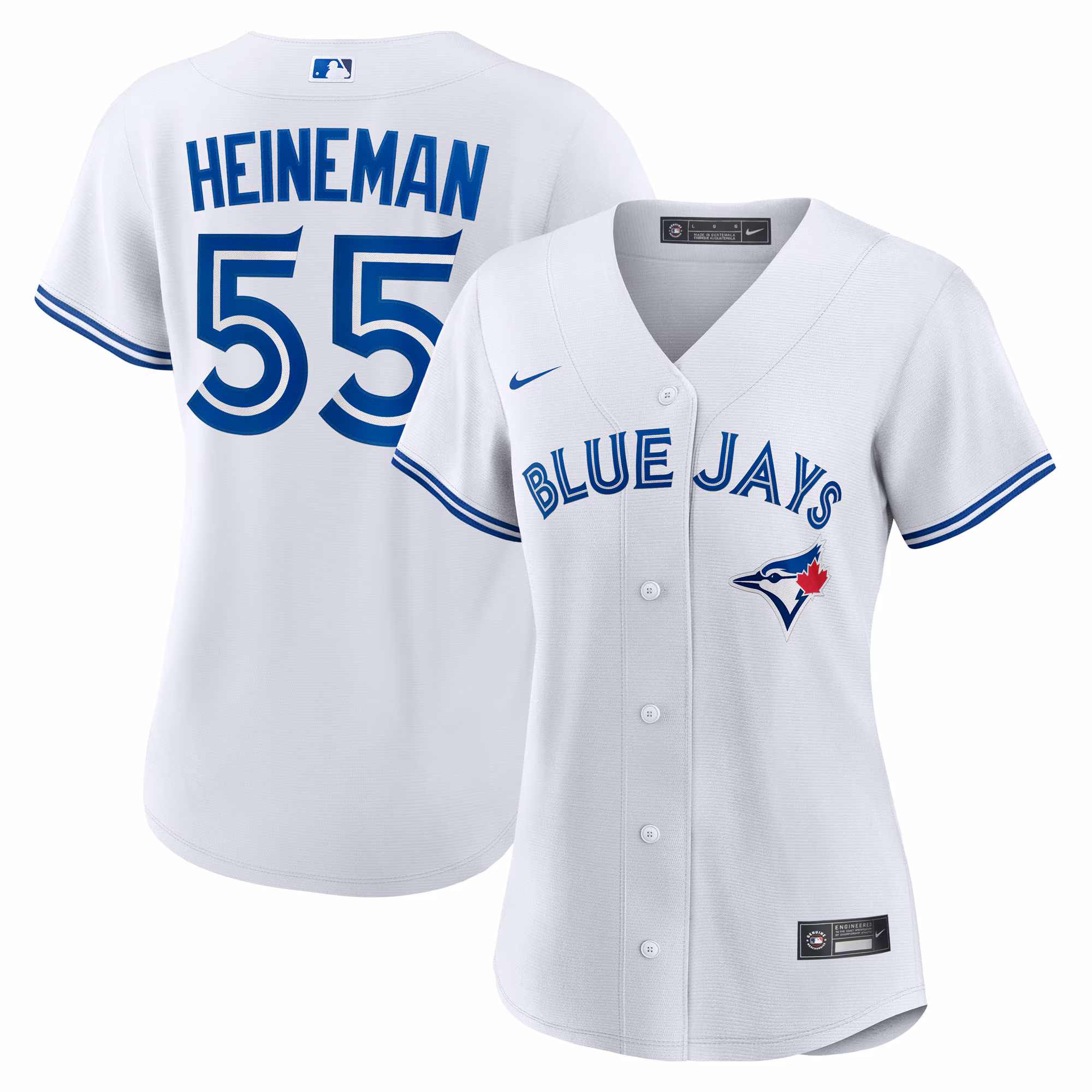 Tyler Heineman Toronto Blue Jays Women's Home Replica Jersey - White