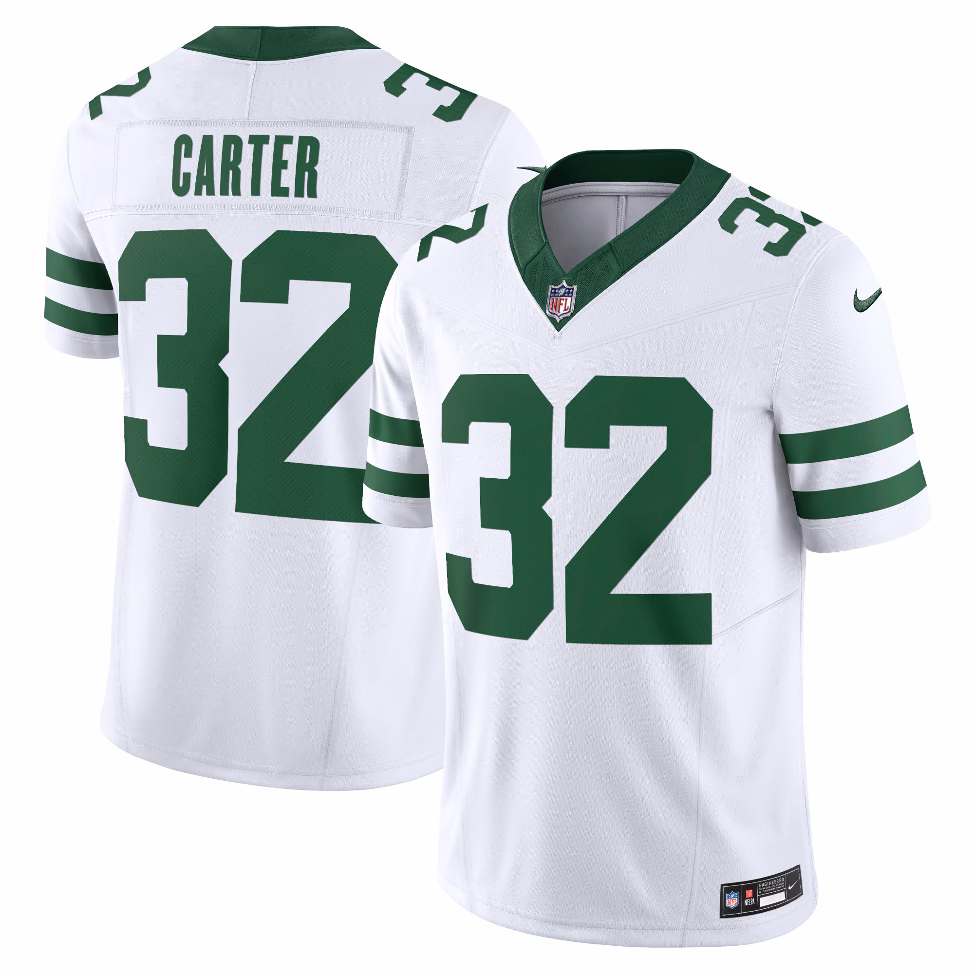 Michael Carter New York Jets Vapor F.U.S.E. Limited Jersey - Legacy White