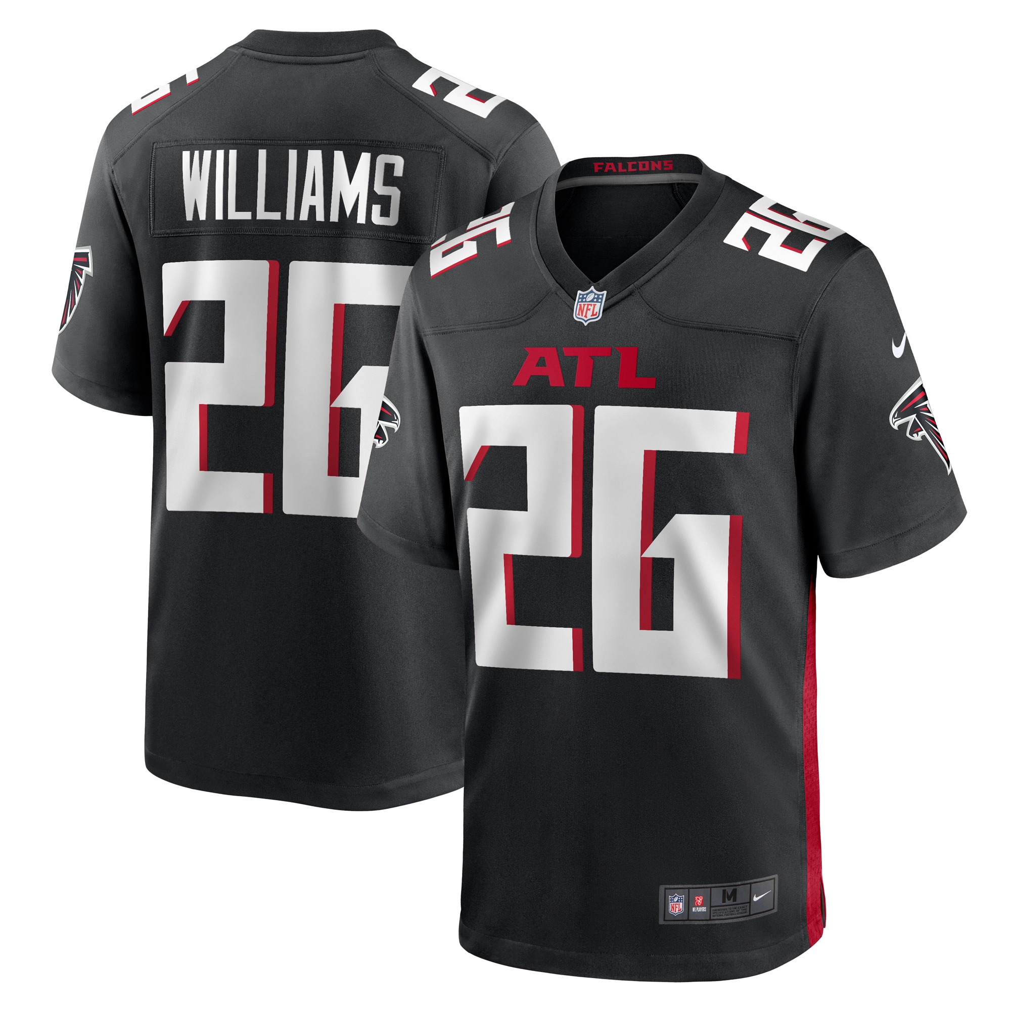 Avery Williams Atlanta Falcons  Game Jersey -  Black